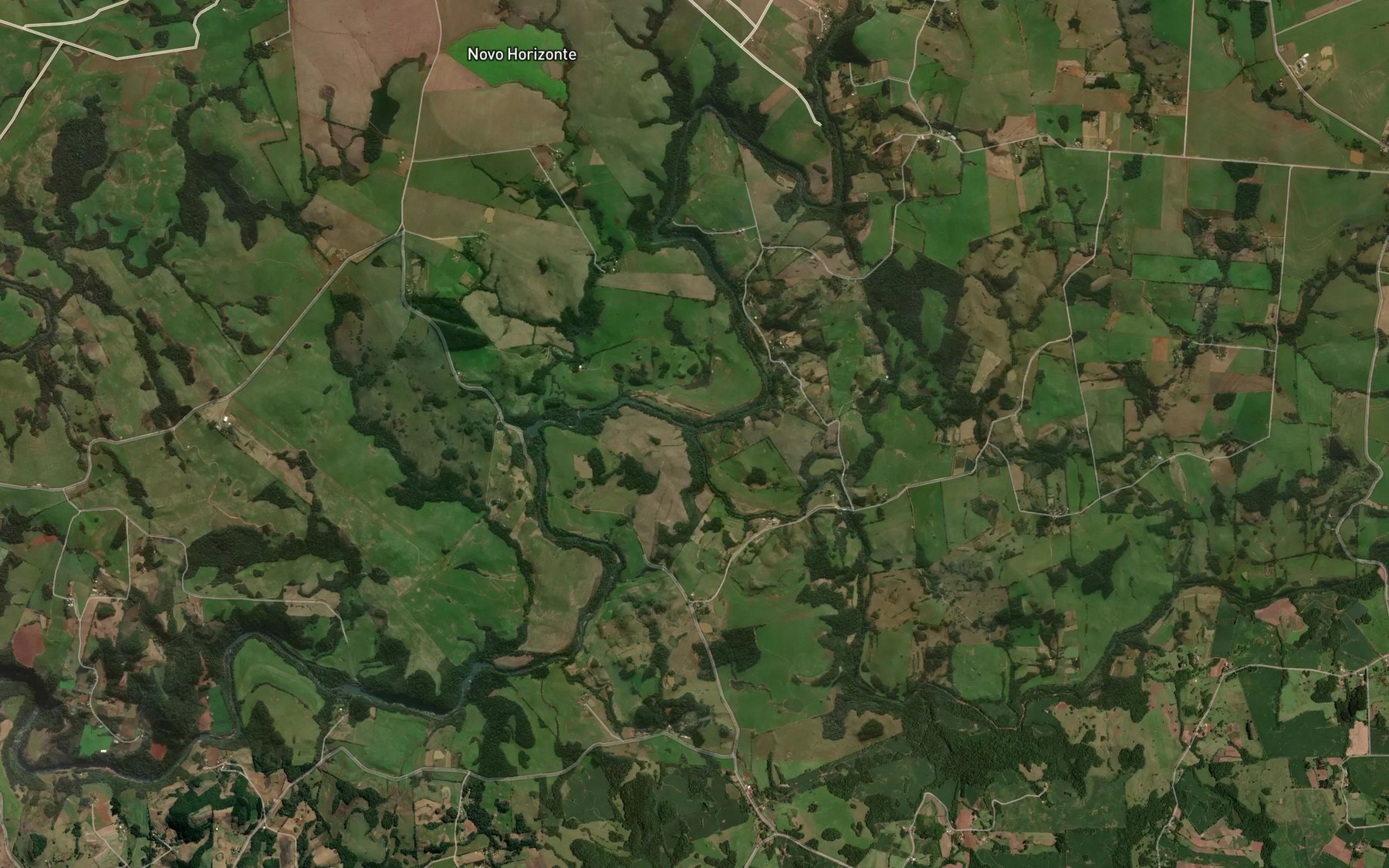 Satellite map of the Arroio Despraiado