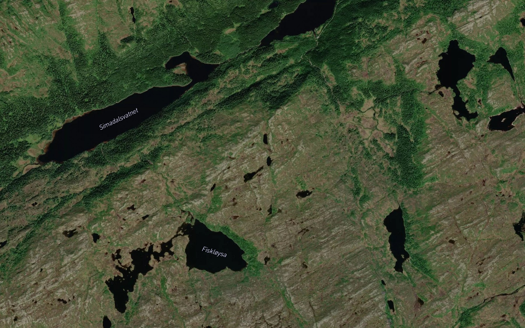 Satellite map of the Girkietjonn