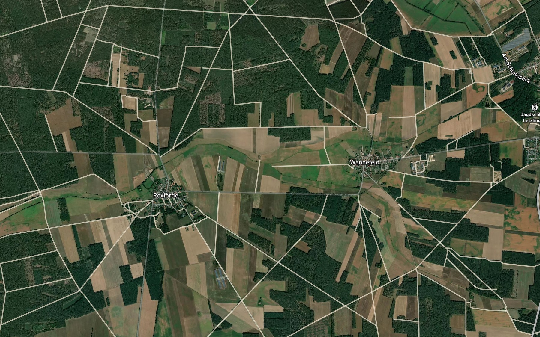 Satellite map of the Brandgraben