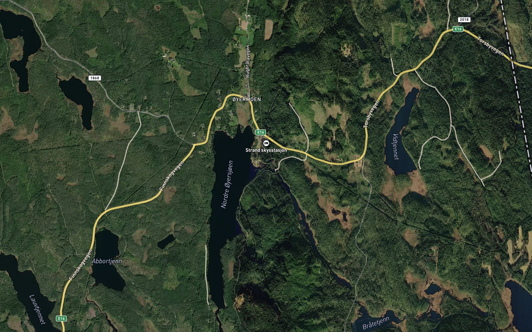 Satellite map of the Haraborro