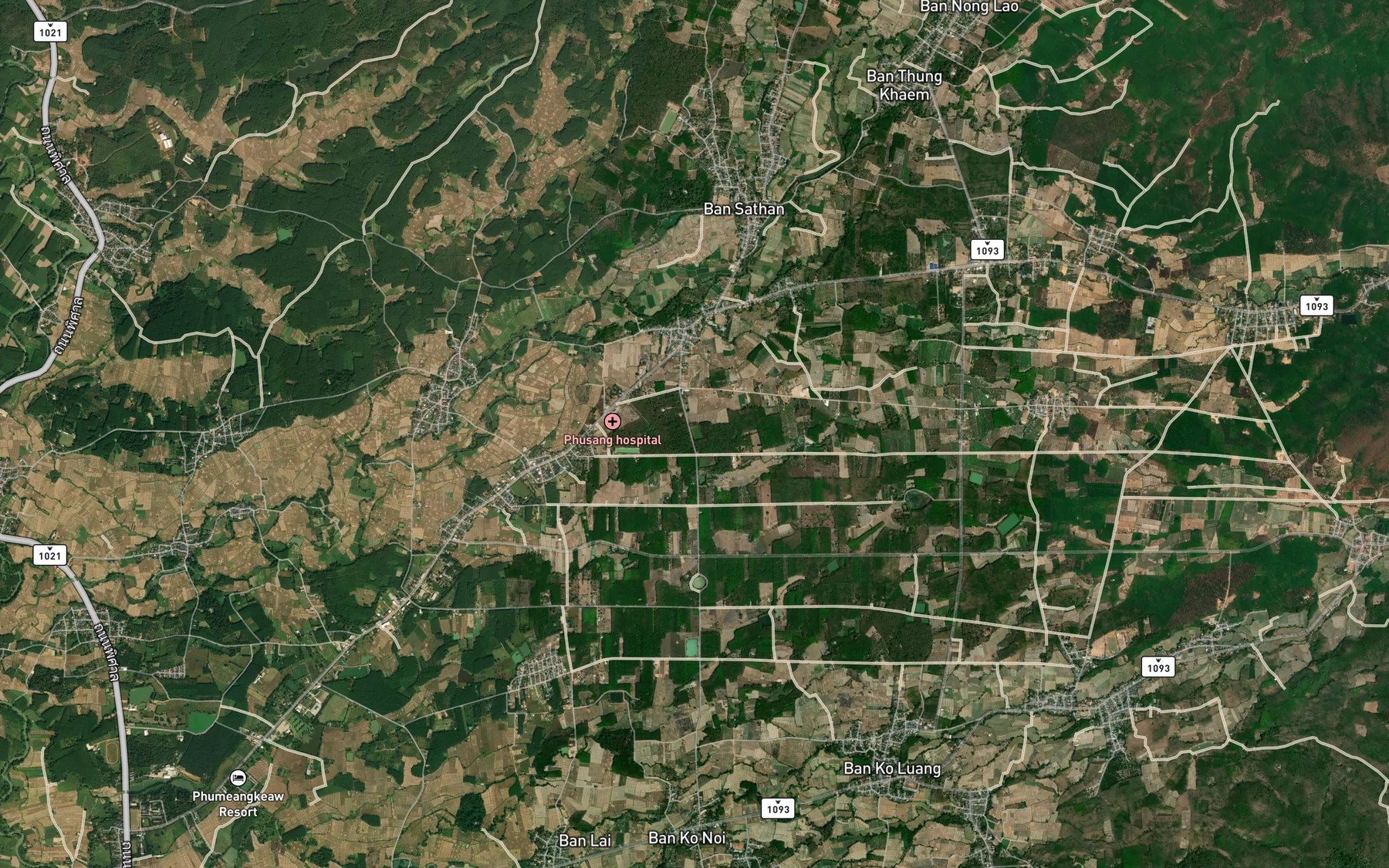 Satellite map of the Sa Mai