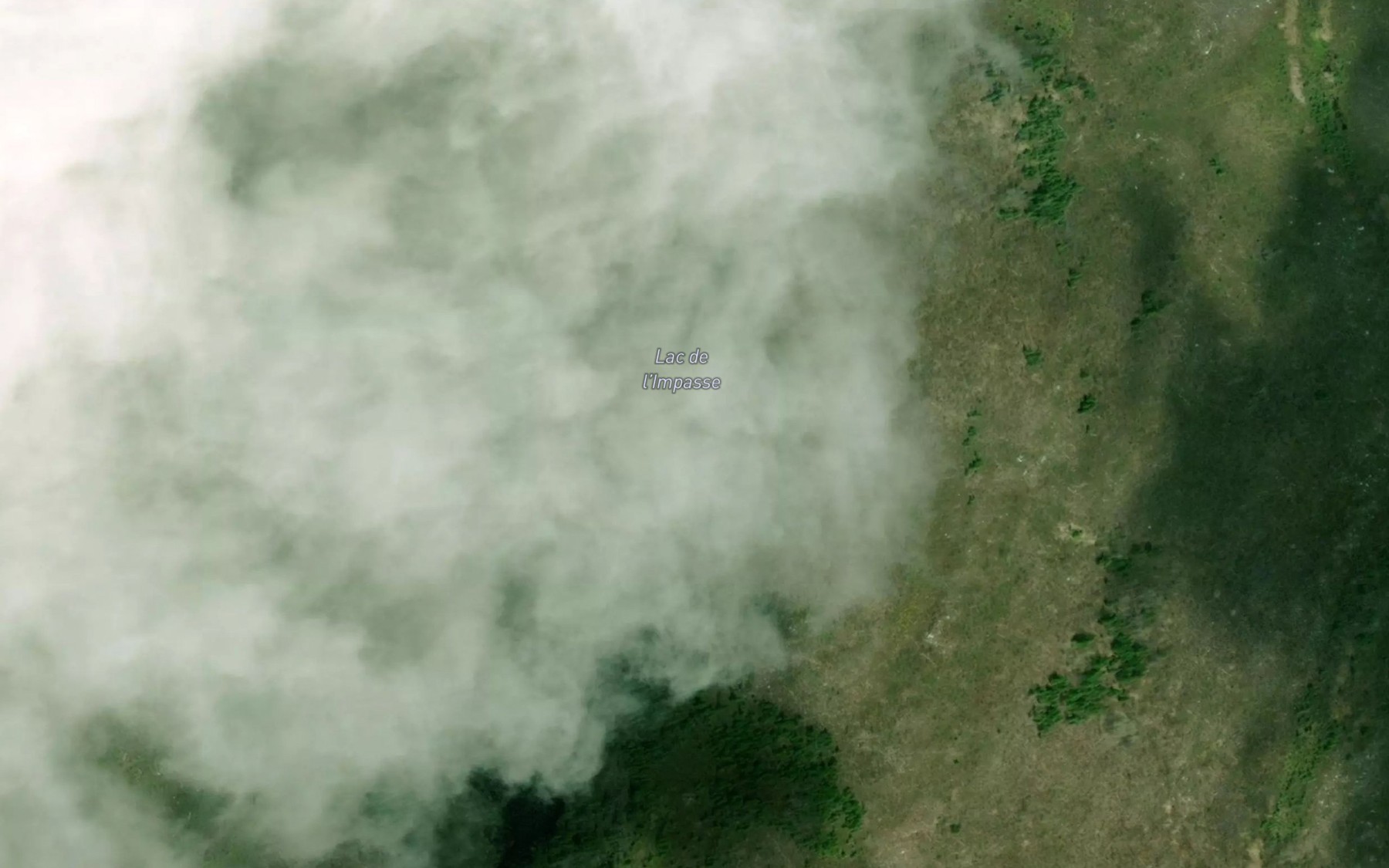 Satellite map of the Lac de l'Impasse