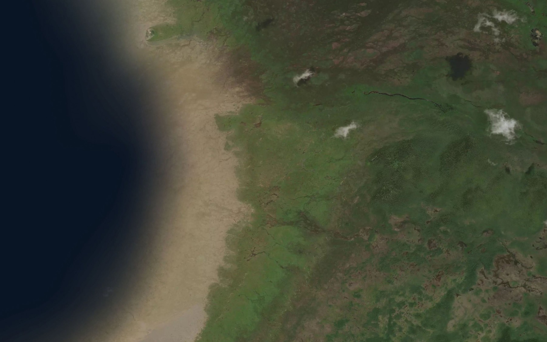 Satellite map of the Ruisseau Kaminikuskastikw