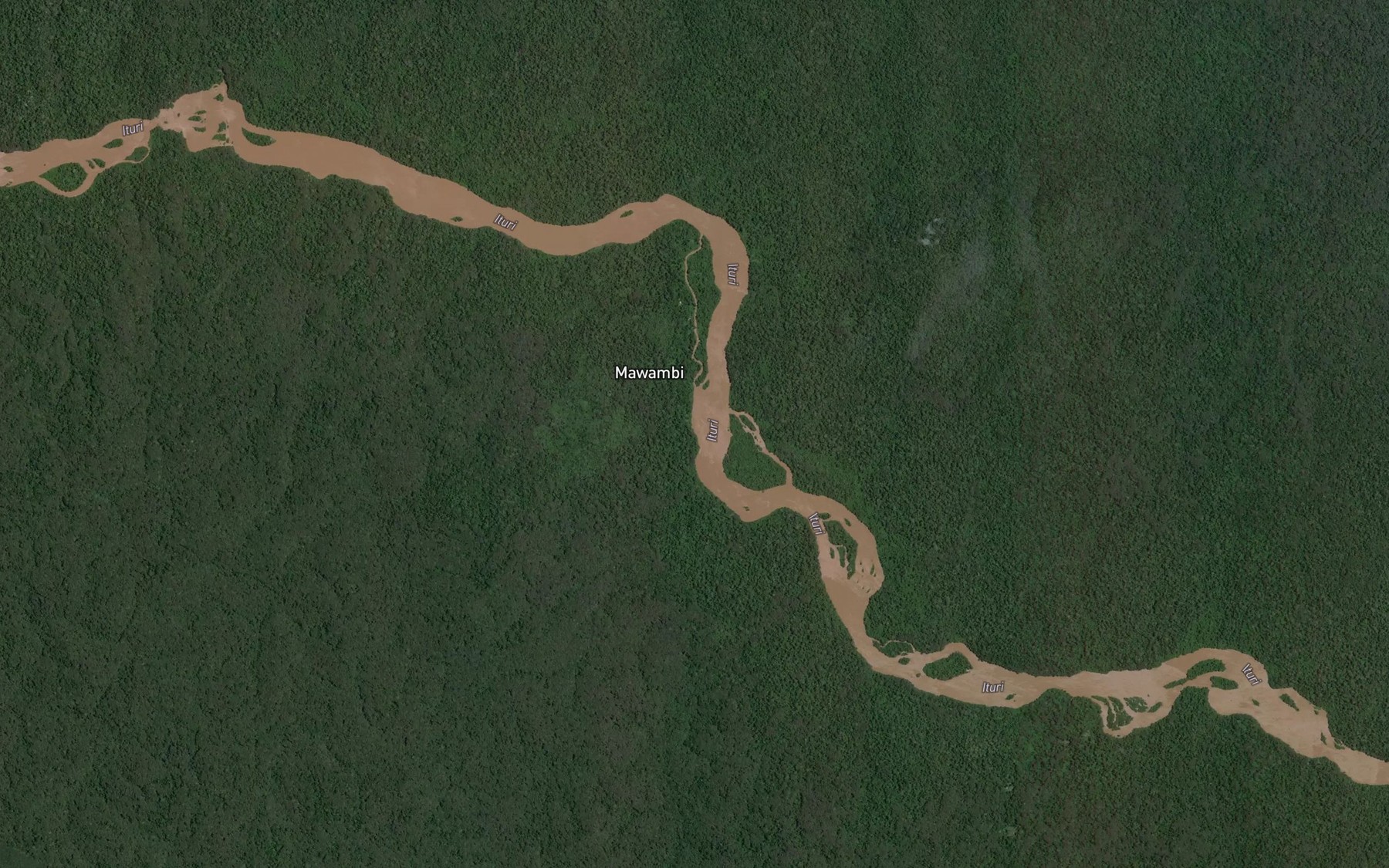 Satellite map of the Mababa