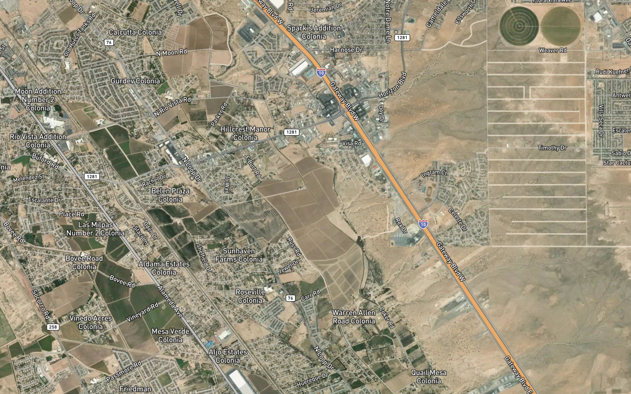 Mesa Spur Drain