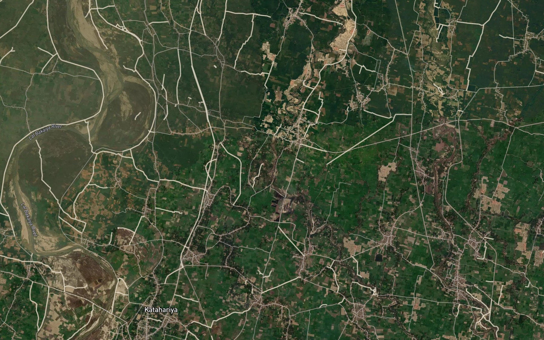 Satellite map of the Nokhi Khola