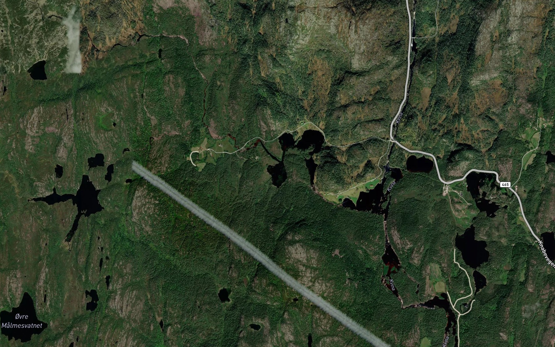 Satellite map of the Verbekktjodna