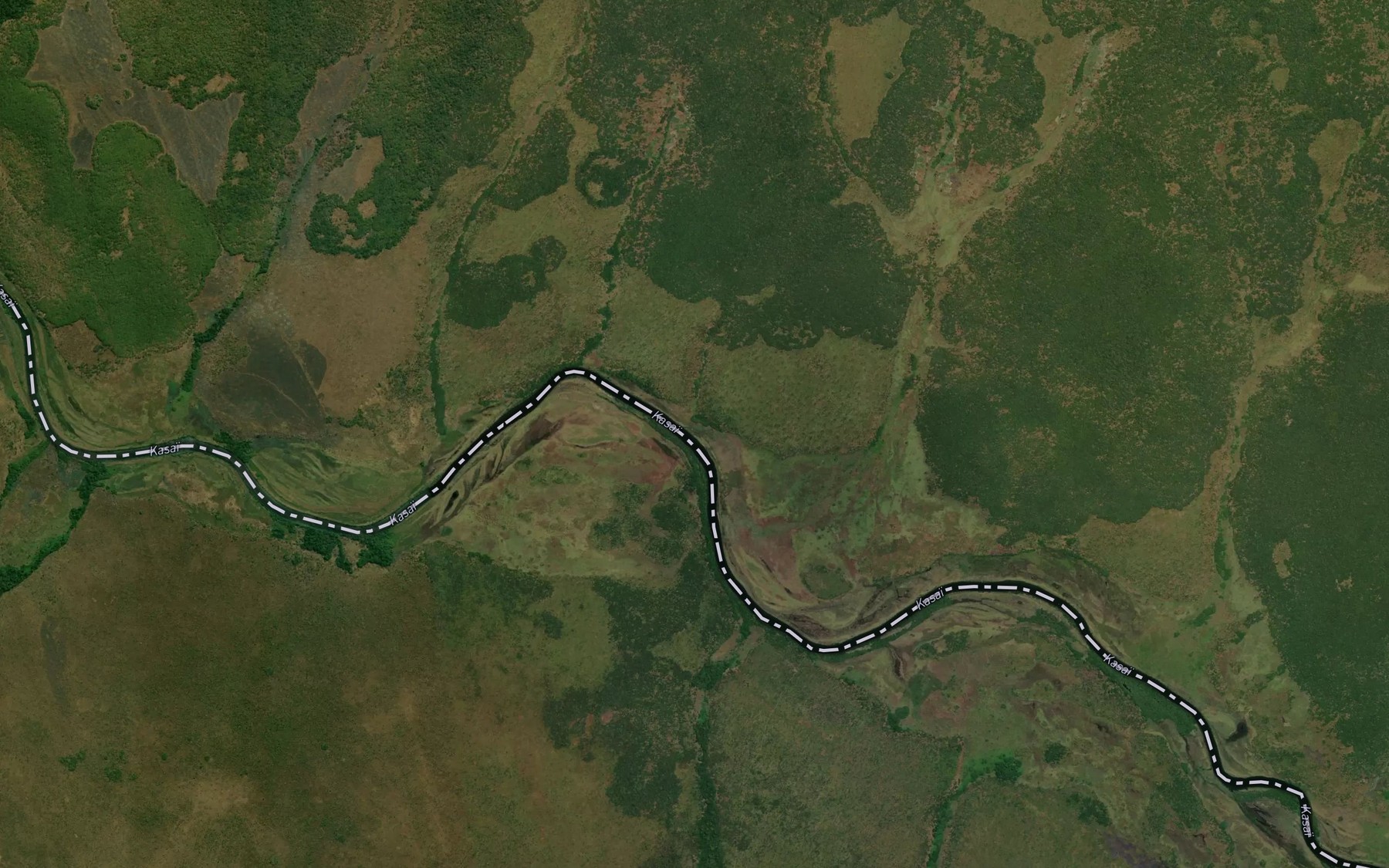 Satellite map of the Kalimatamba