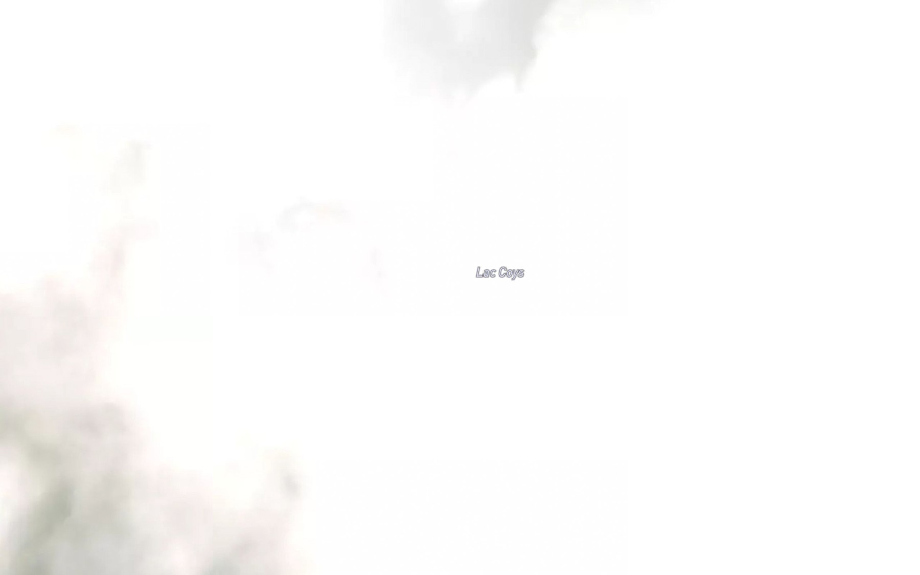 Satellite map of the Lac Coys