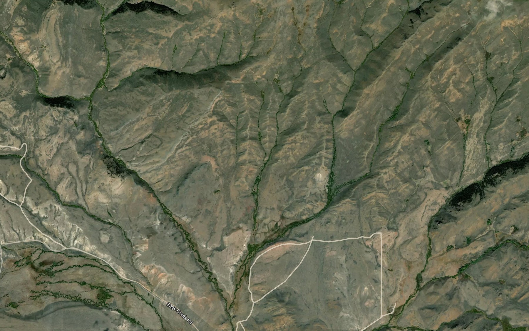 Satellite map of the Skl-ow-kin Creek