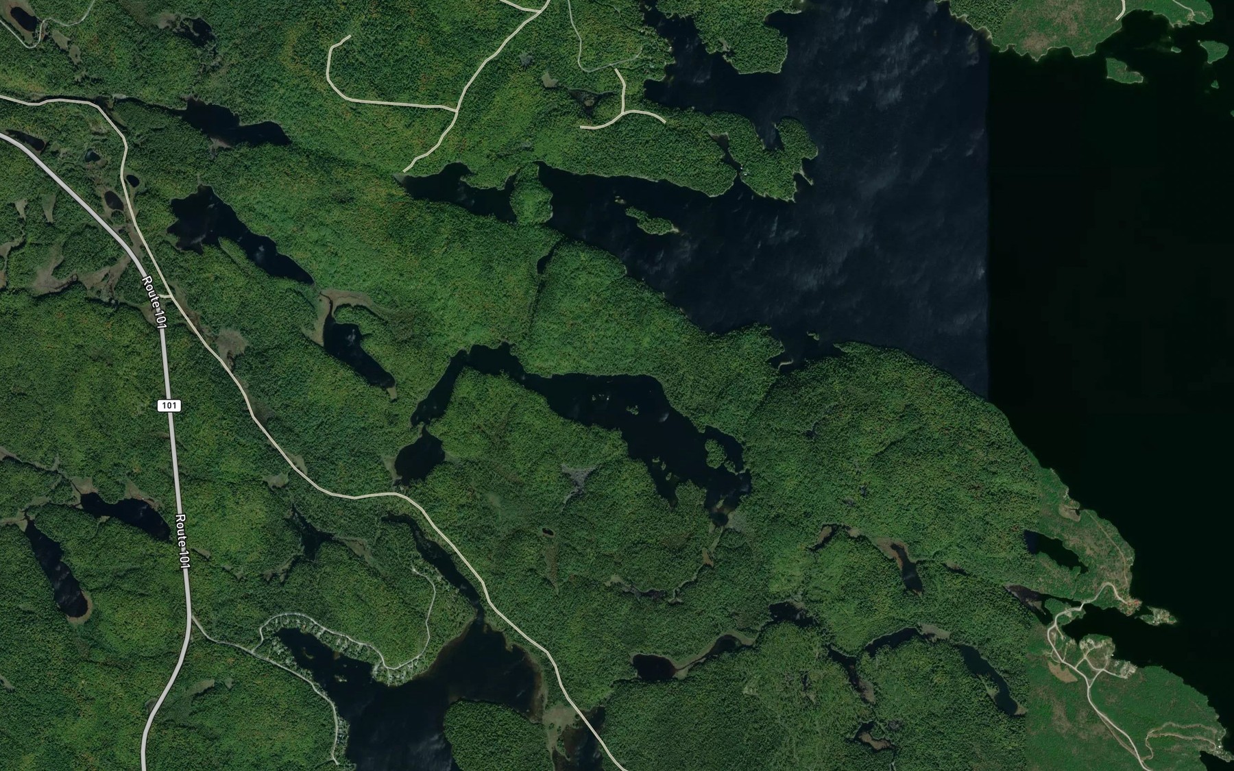 Satellite map of the Baie Chapoton