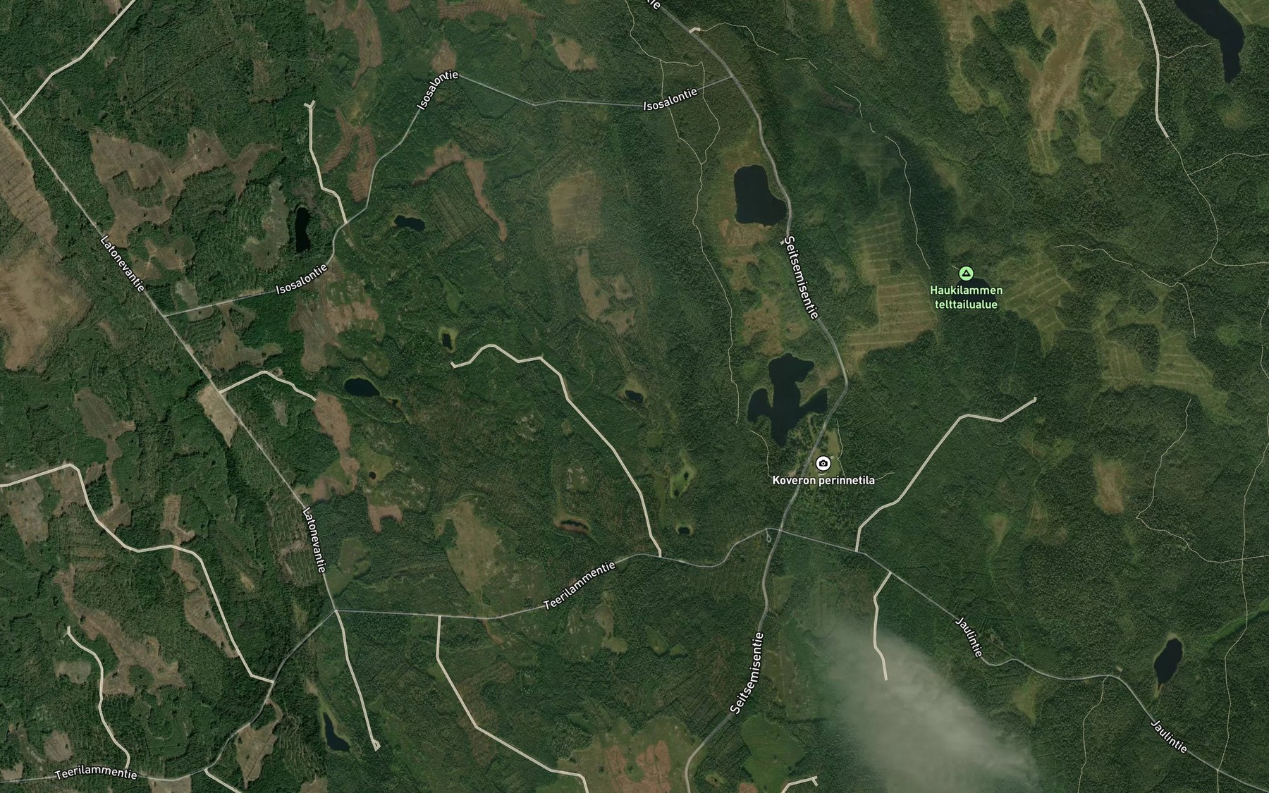 Satellite map of the Vaarajarvi
