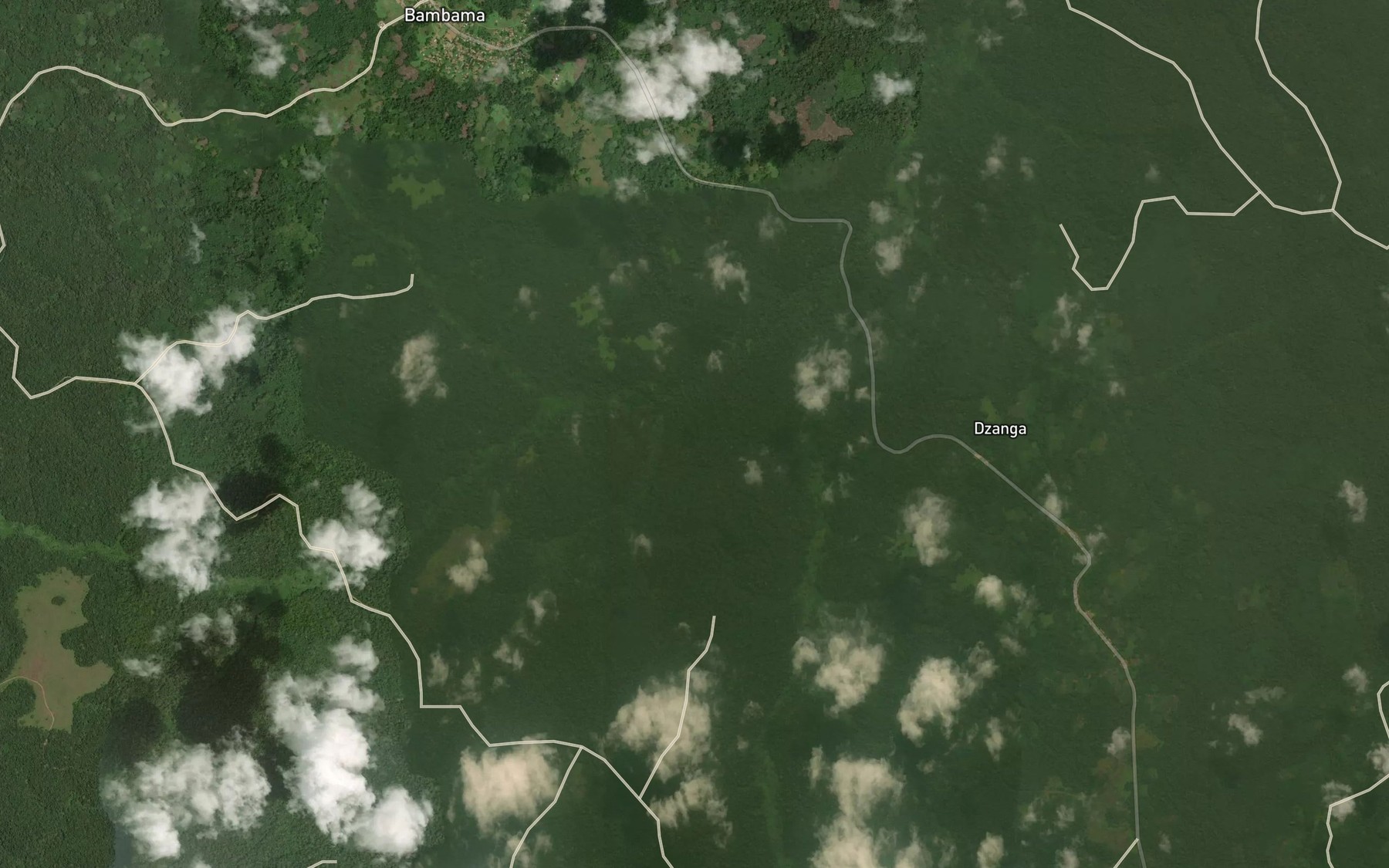 Satellite map of the Kiala