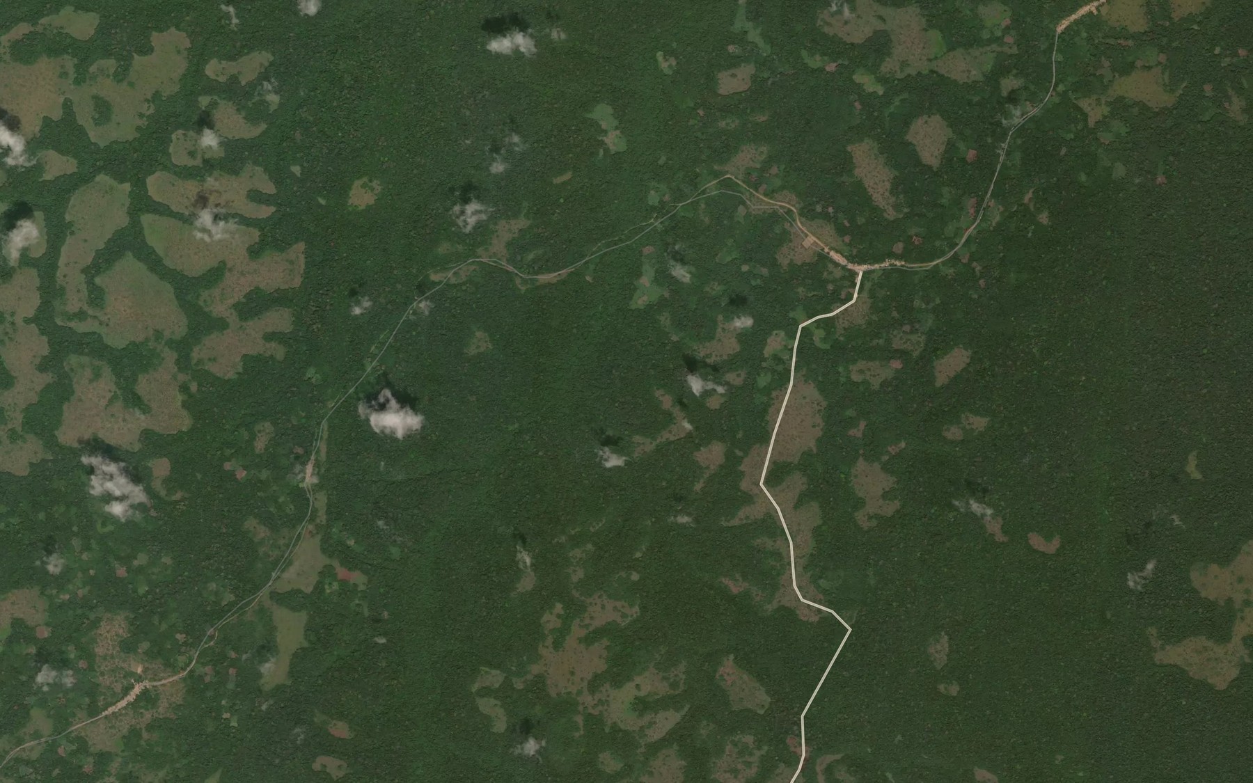 Satellite map of the Pieme