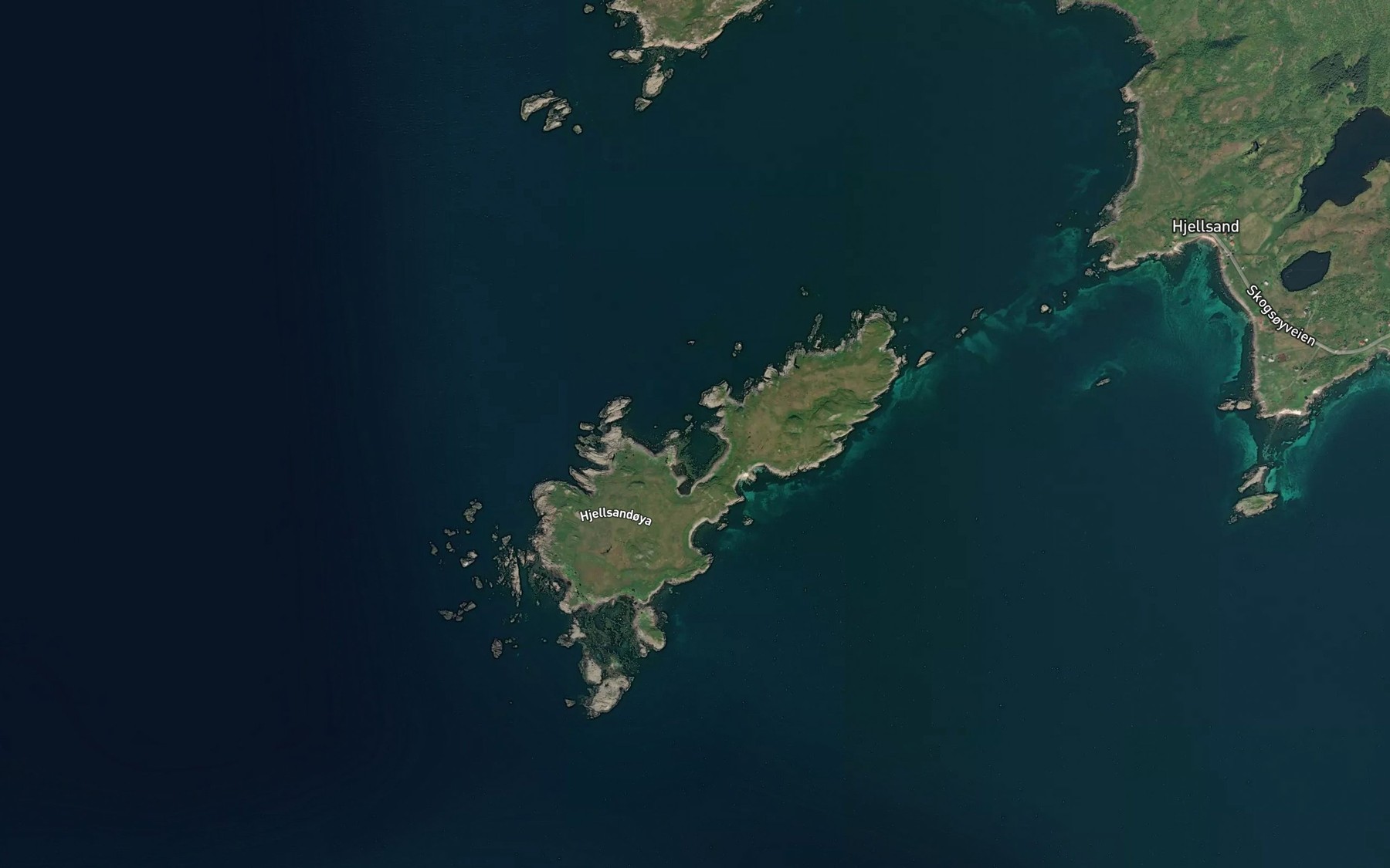Satellite map of the Kobbvagen