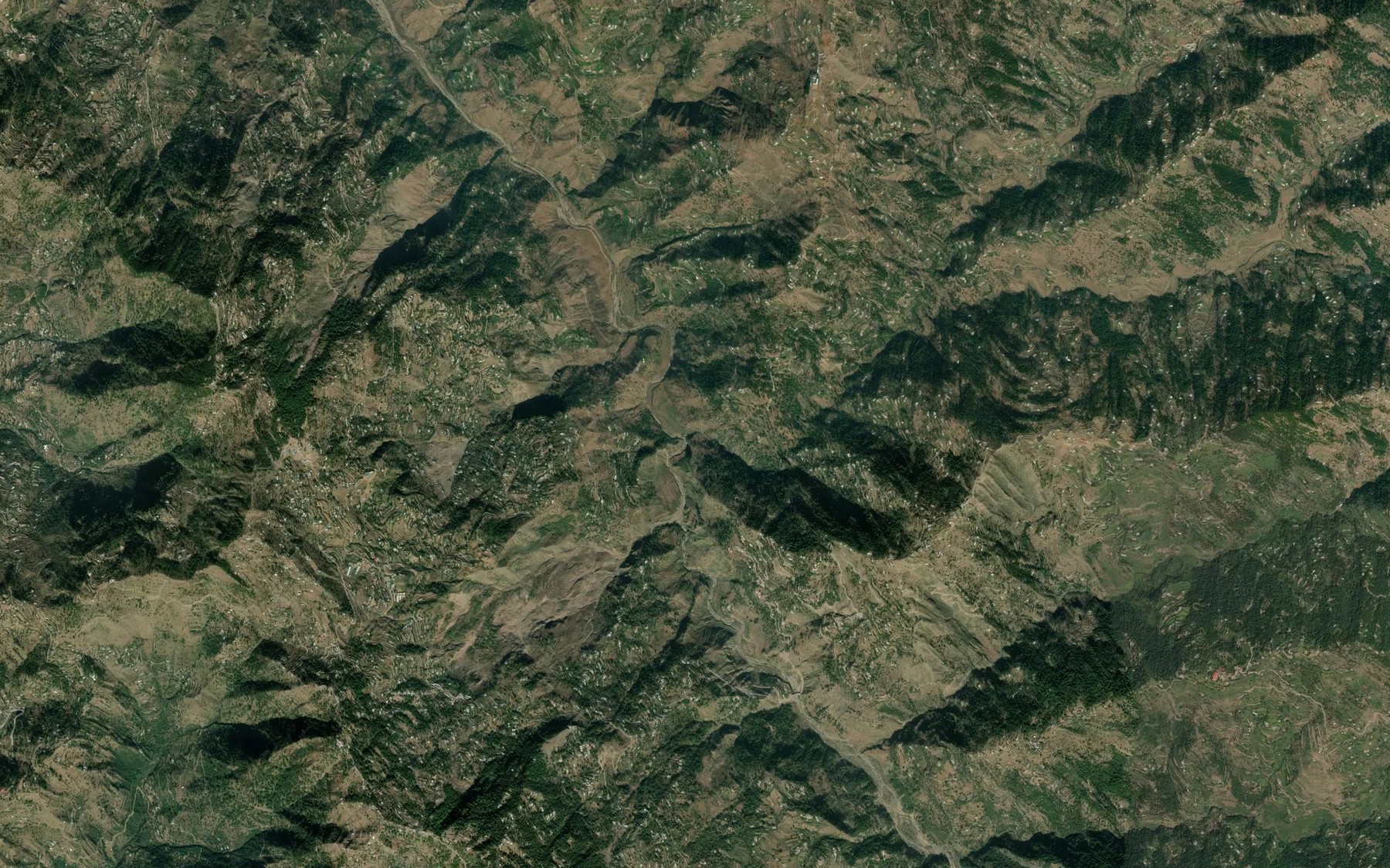 Satellite map of the Bhanwala Kas