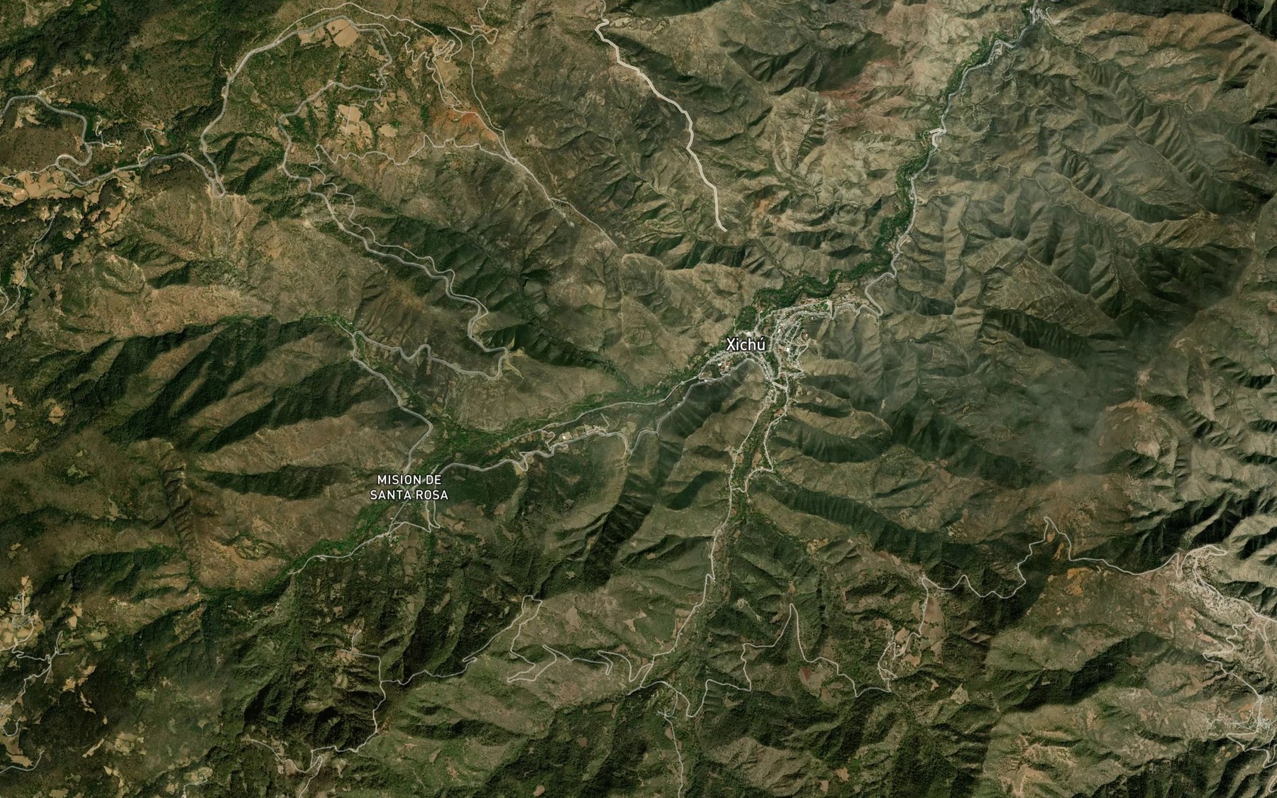 Satellite map of the Arroyo Pizarro