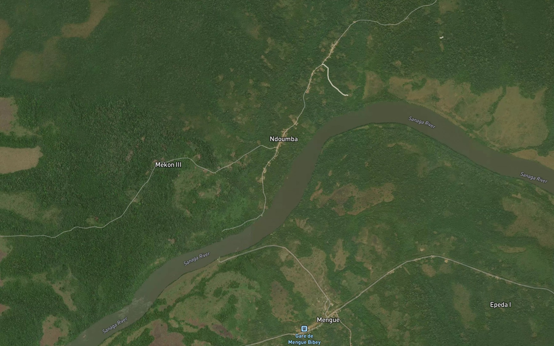 Satellite map of the Bouke