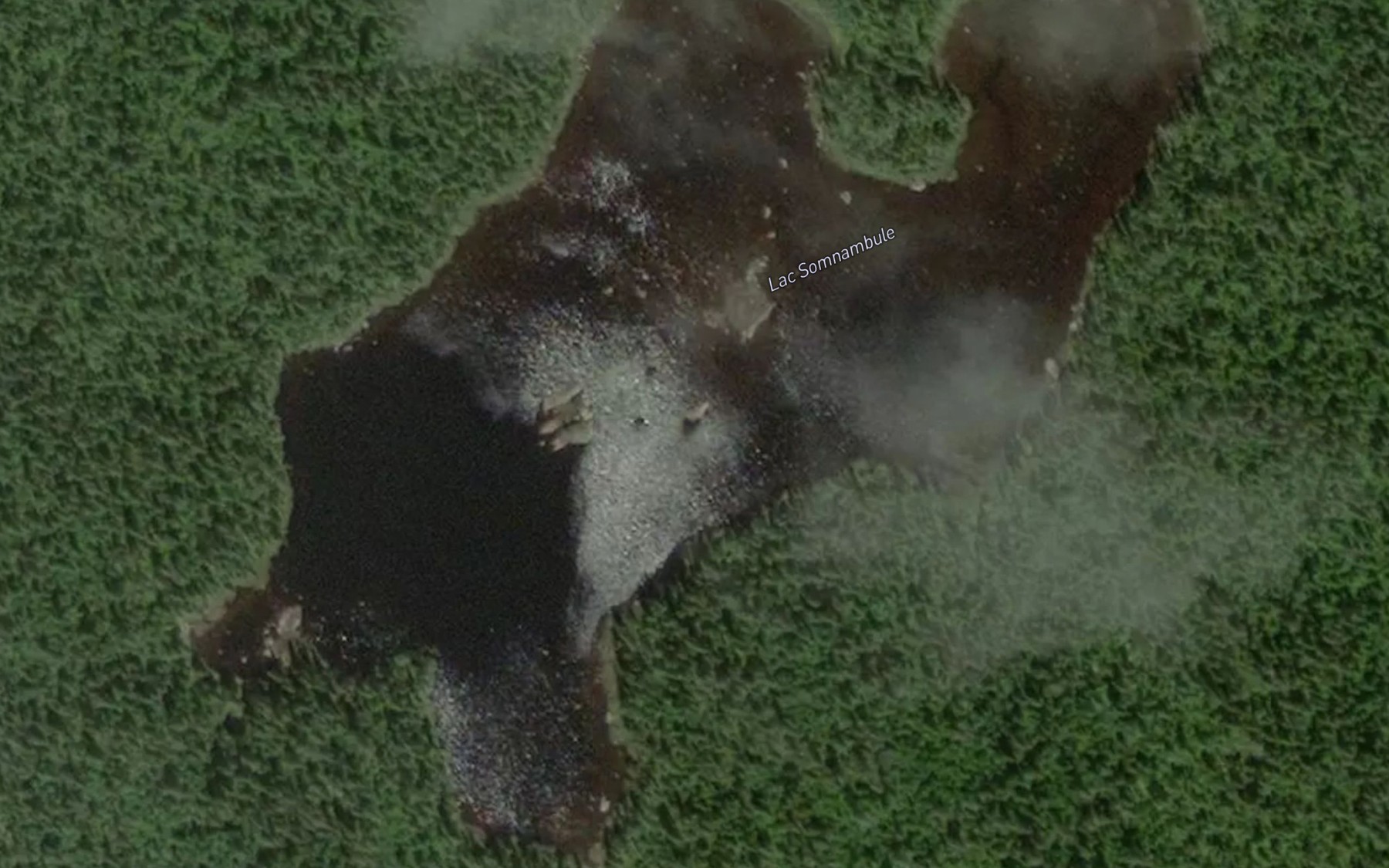 Satellite map of the Lac du Sommeil
