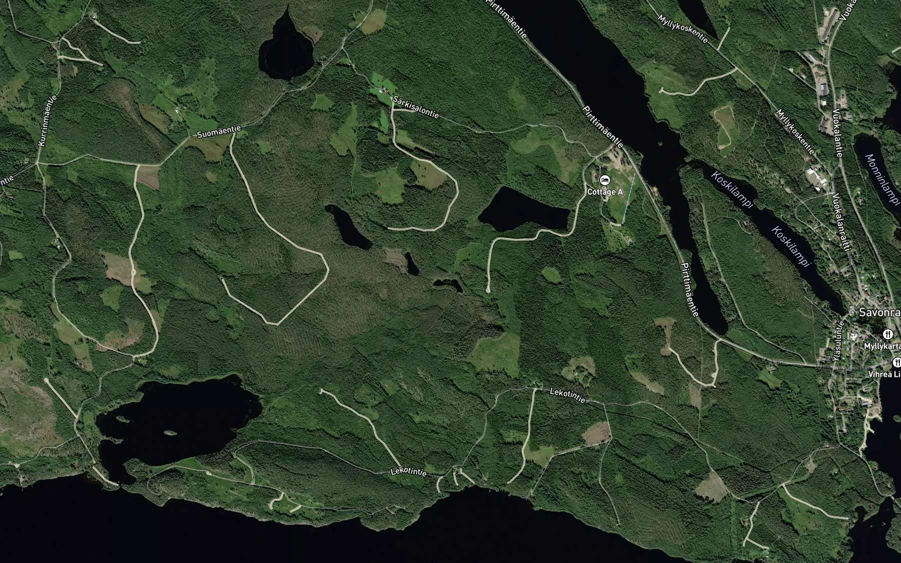 Satellite map of the Pieni Tervalampi