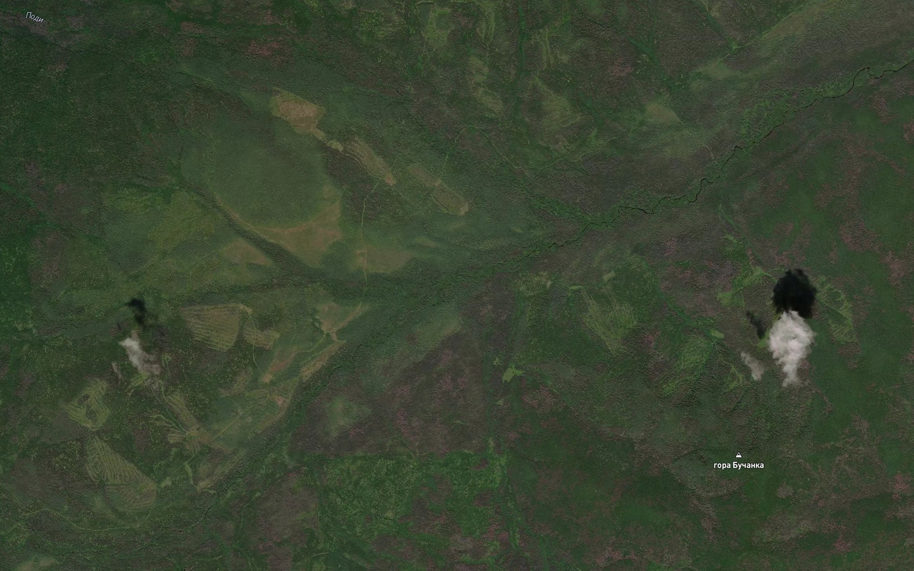 Satellite map of the Podi Vtoraya