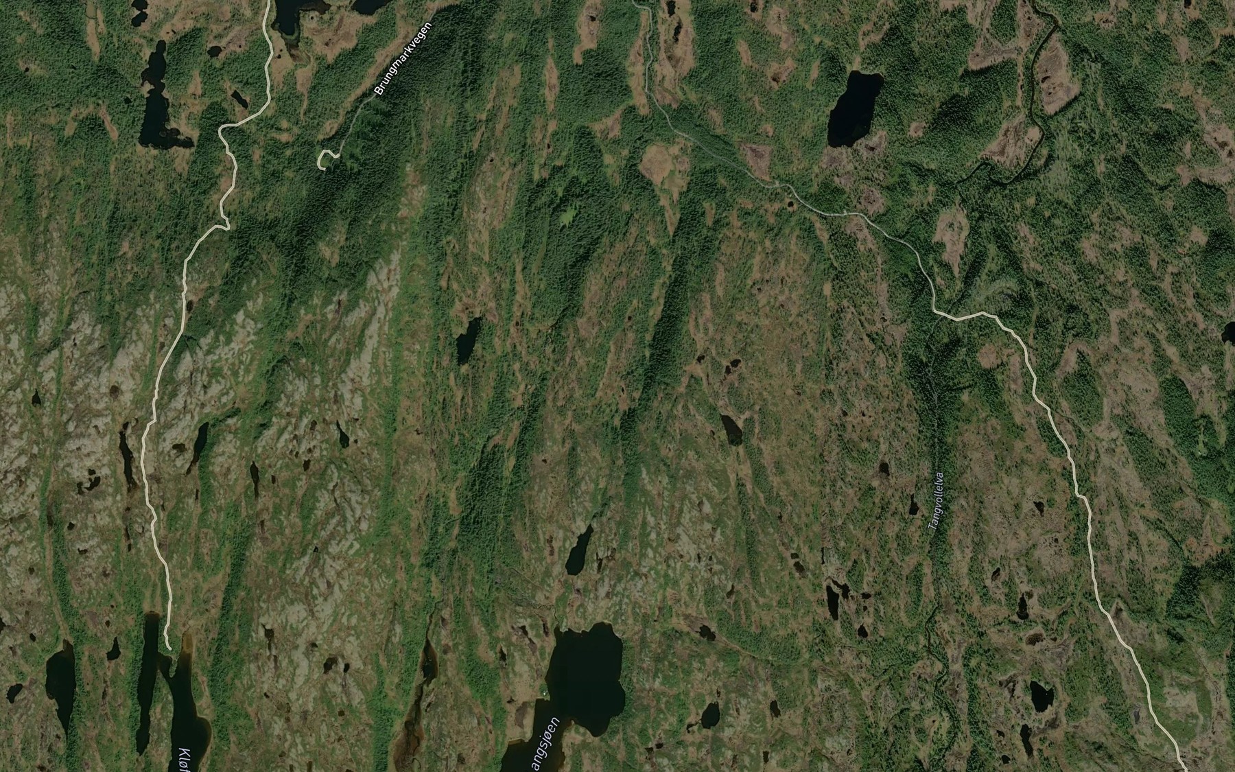 Satellite map of the Kjerringbekken