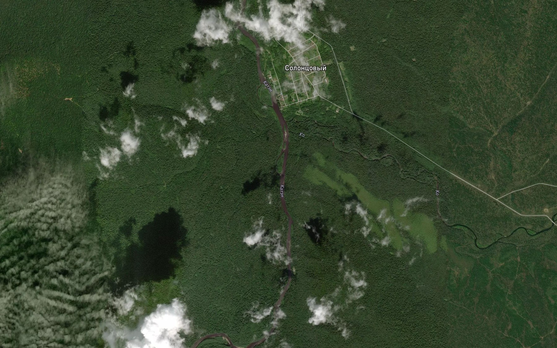 Satellite map of the Keu