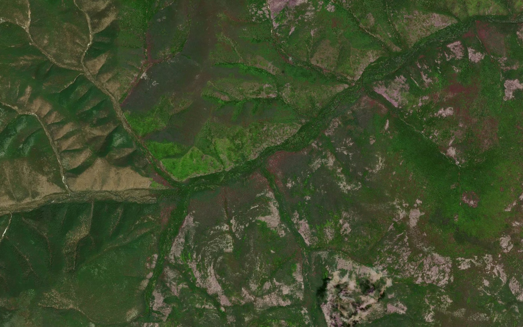 Satellite map of the Bazal'tovyy