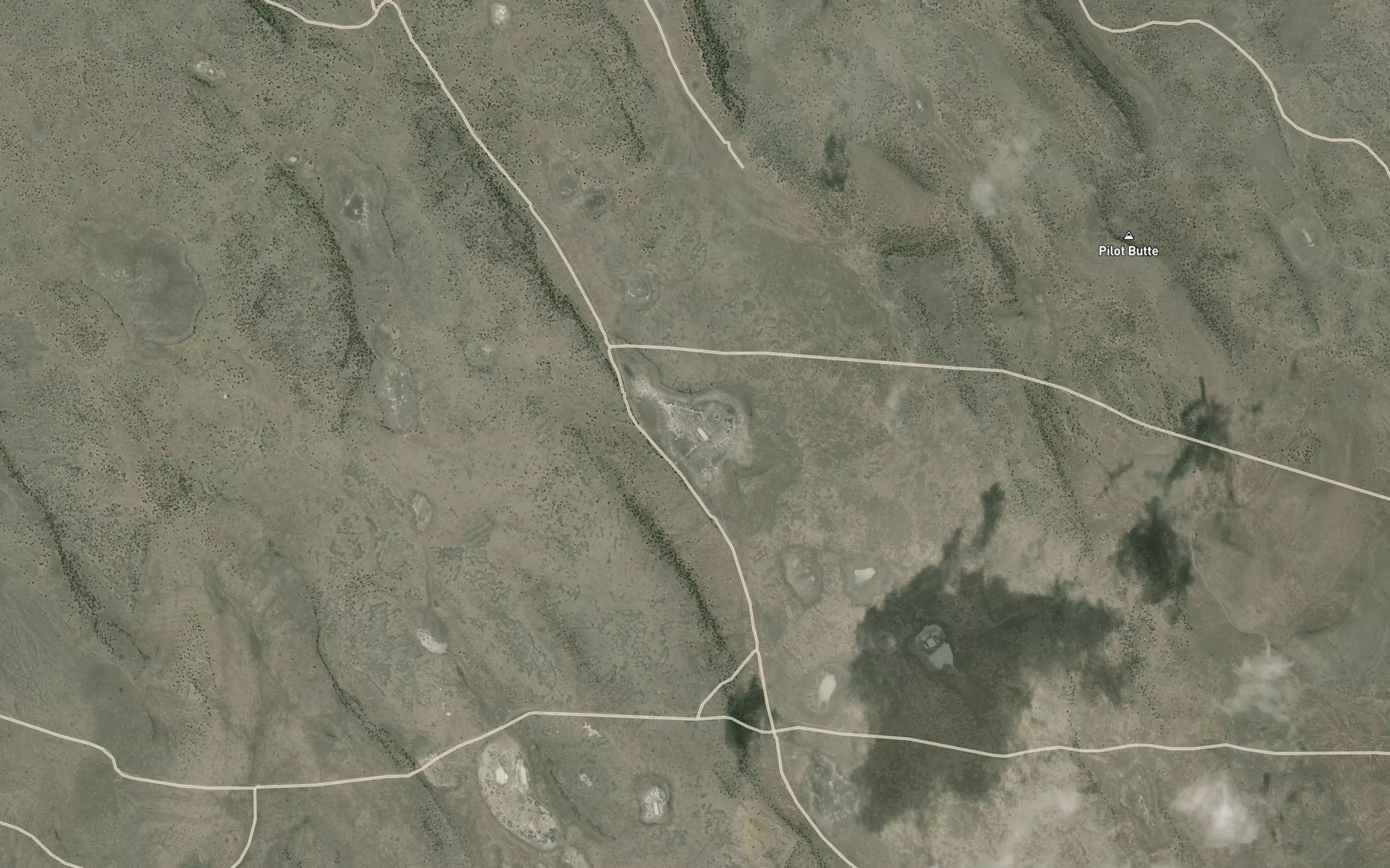 Satellite map of the Hollow Waterhole