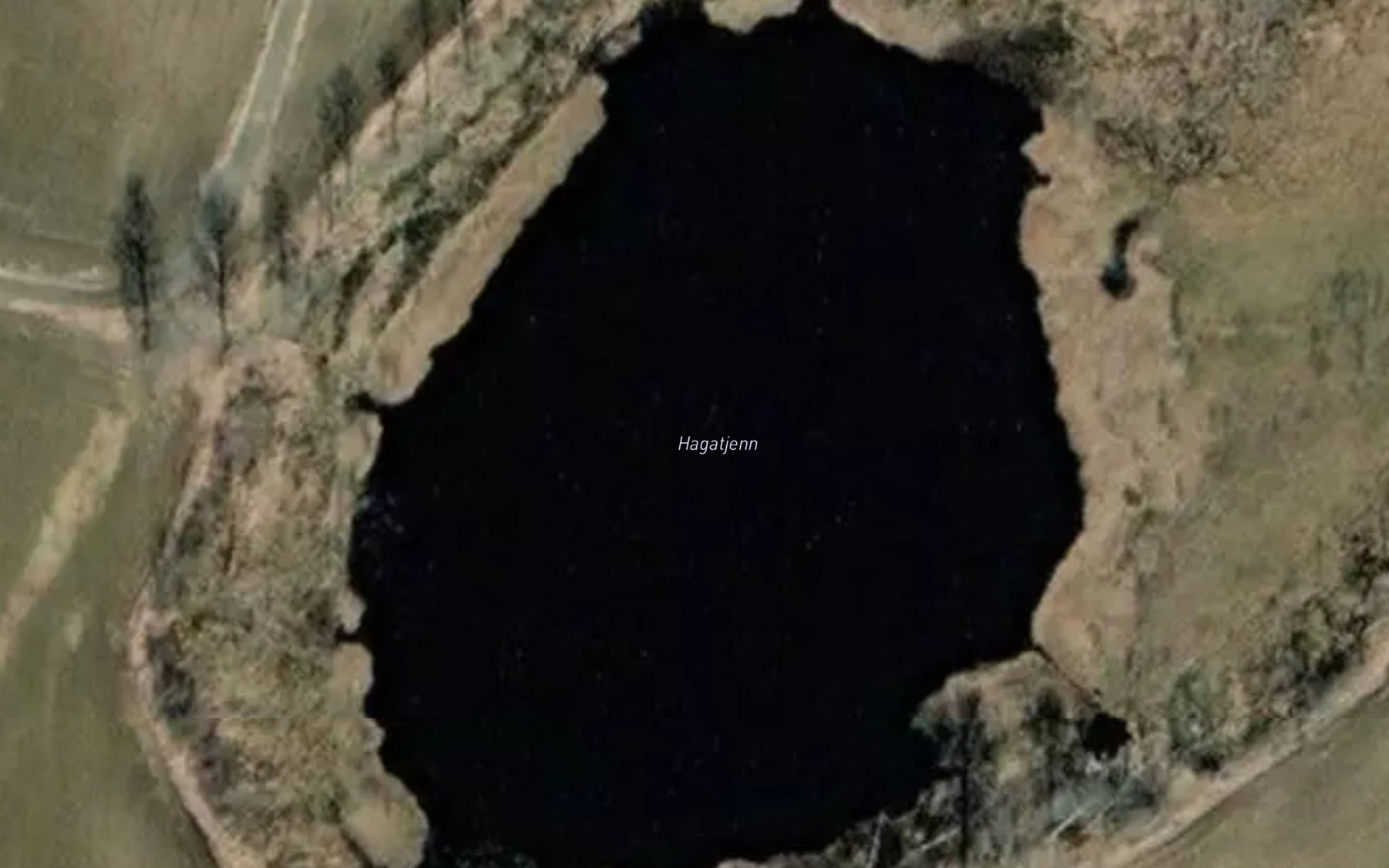 Satellite map of the Hagatjenn