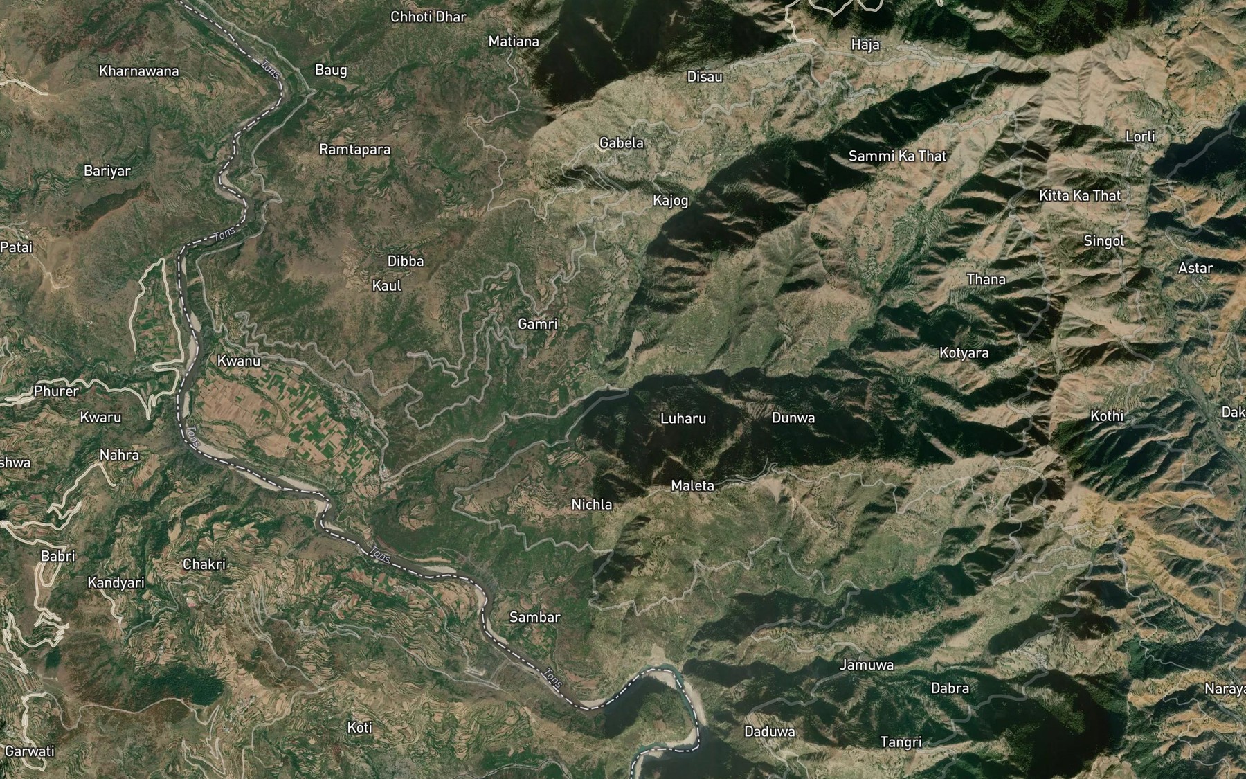 Satellite map of the Dunar N