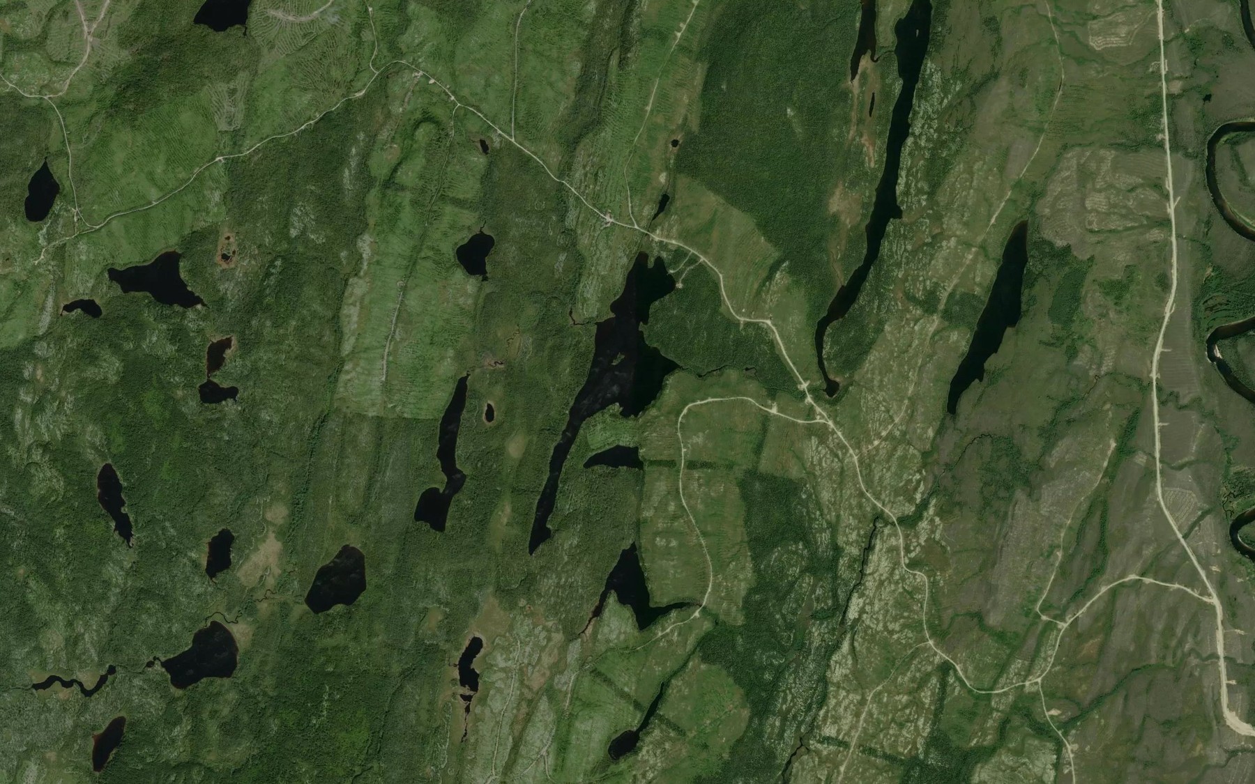Satellite map of the Lac Pit