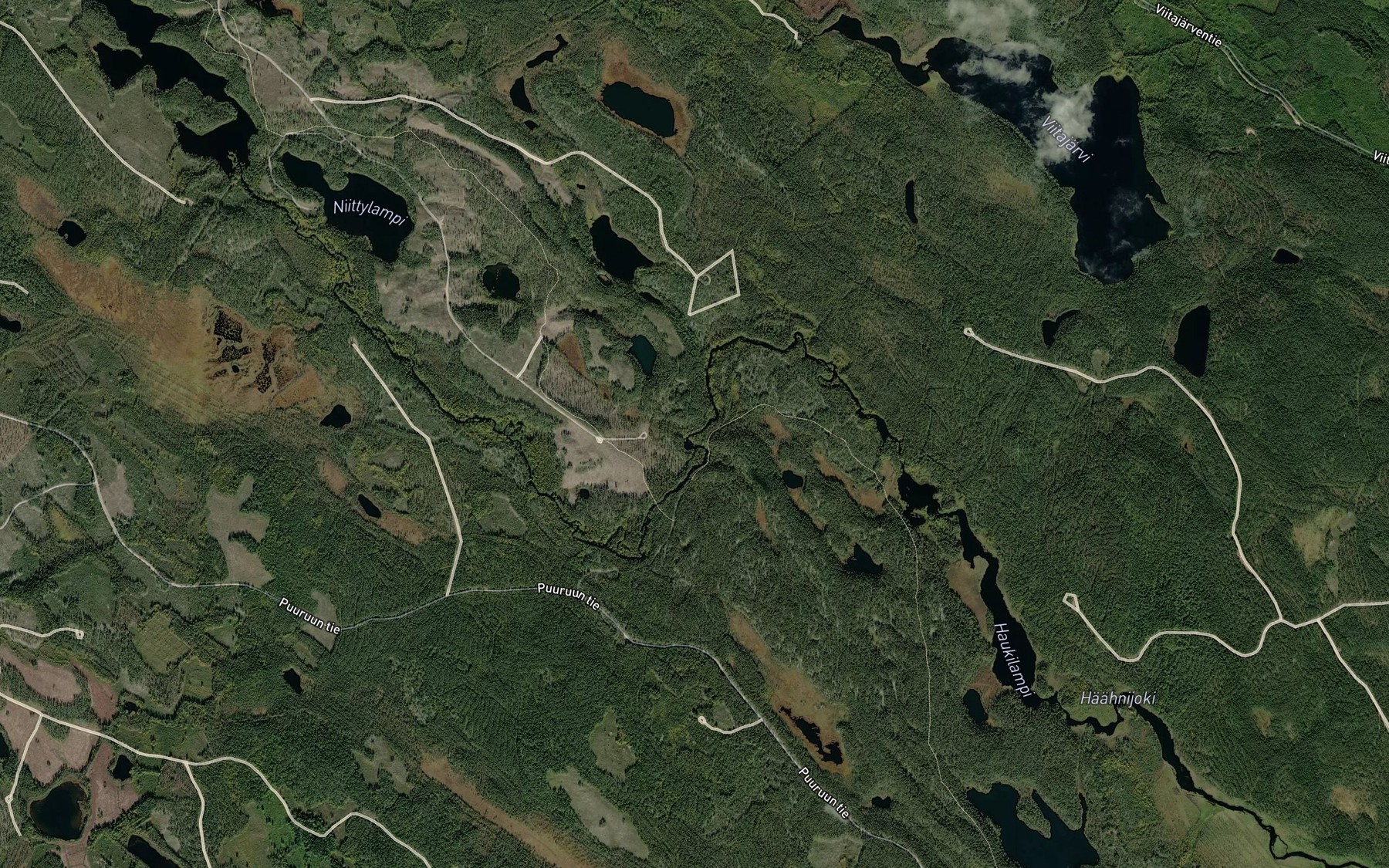 Satellite map of the Vaarakoski