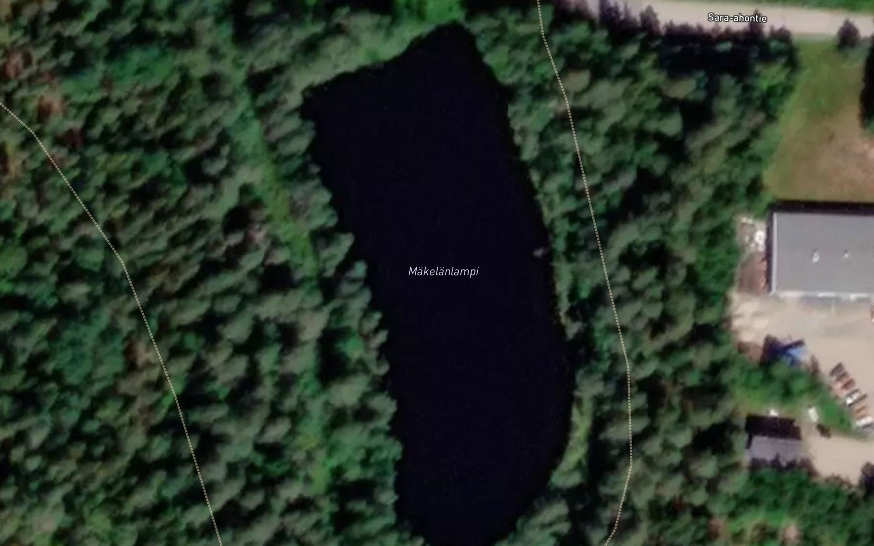 Satellite map of the Makelanlampi