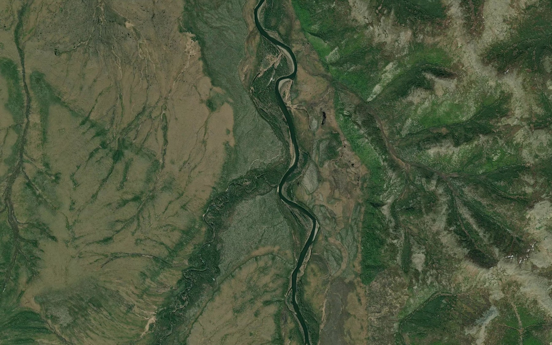 Satellite map of the Kogoyuk Creek