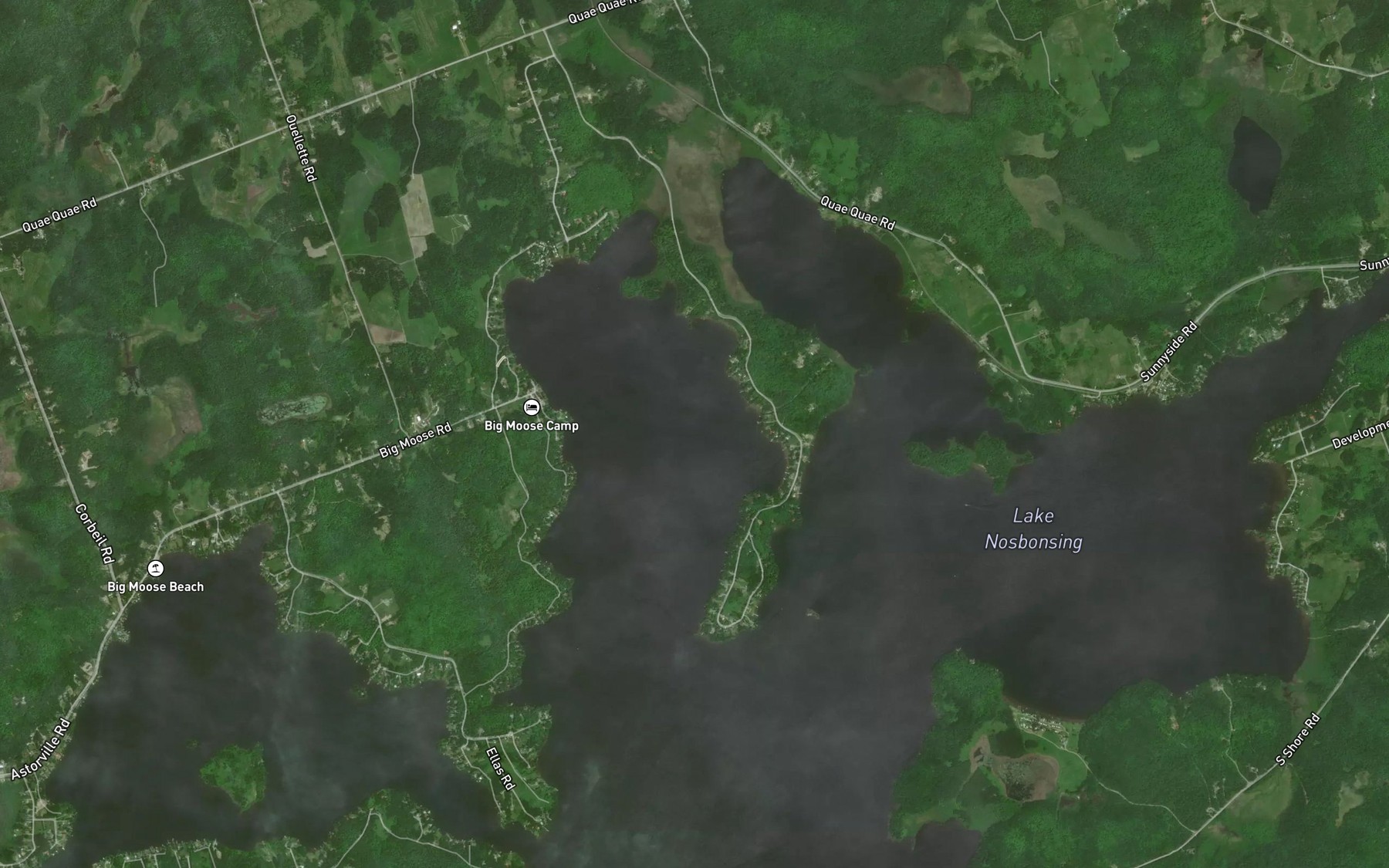 Satellite map of the Maple Cove