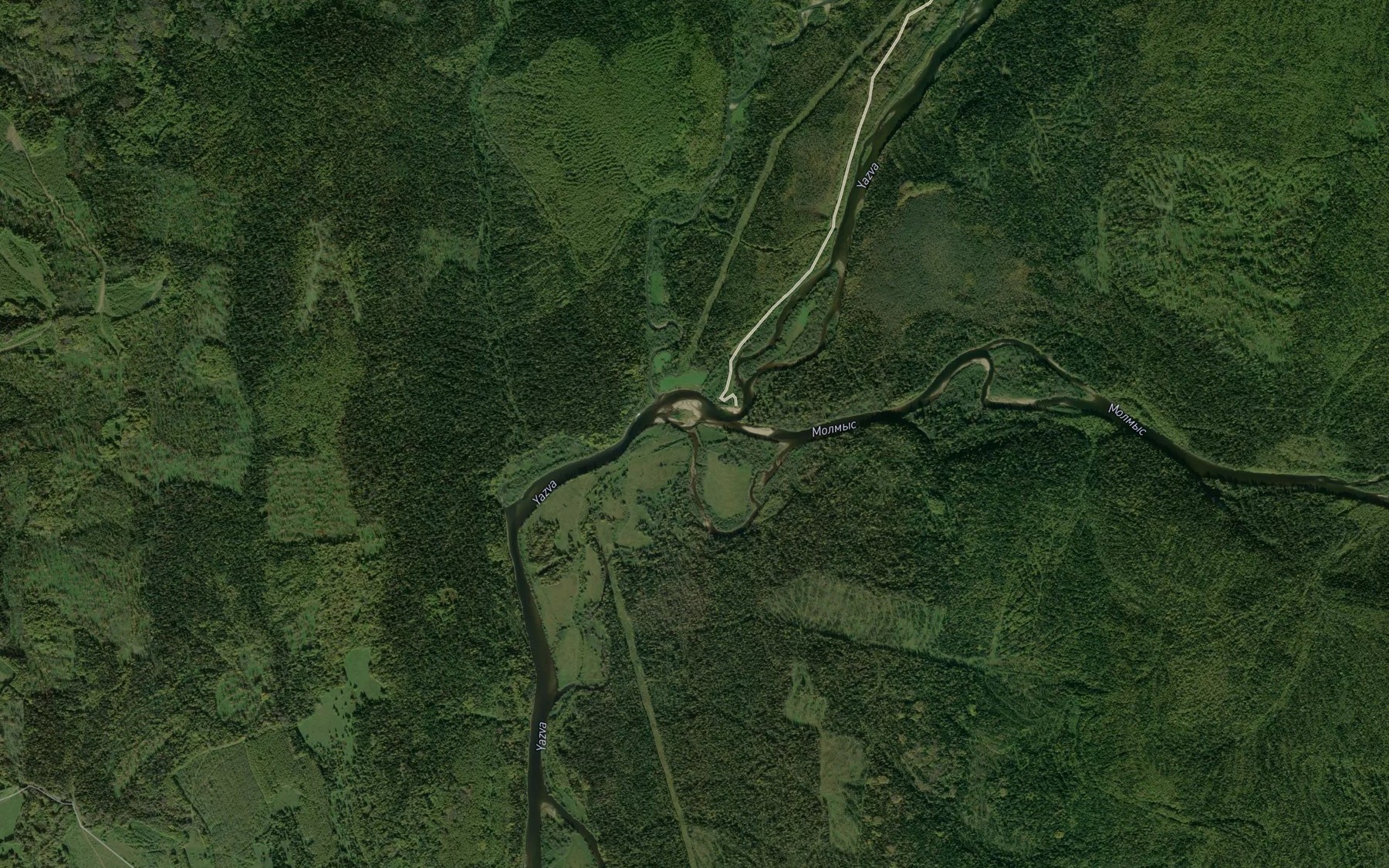 Satellite map of the Molmys