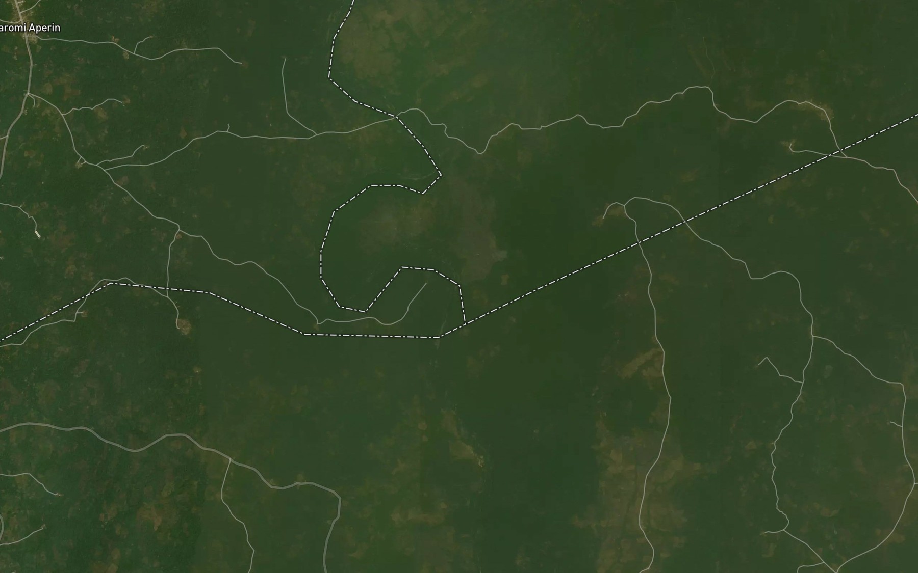 Satellite map of the River Ohun