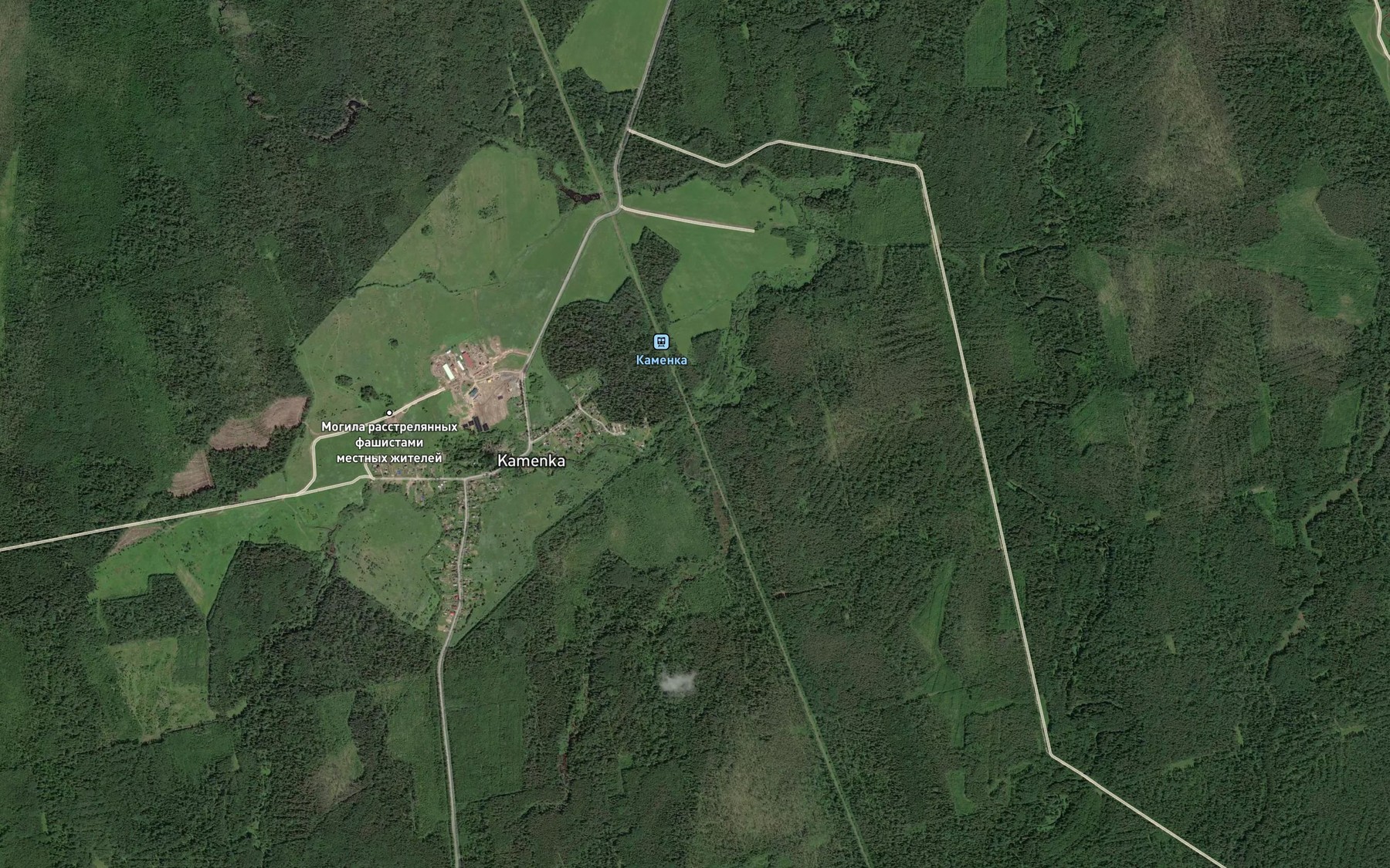 Satellite map of the Bol'shaya Suytsa