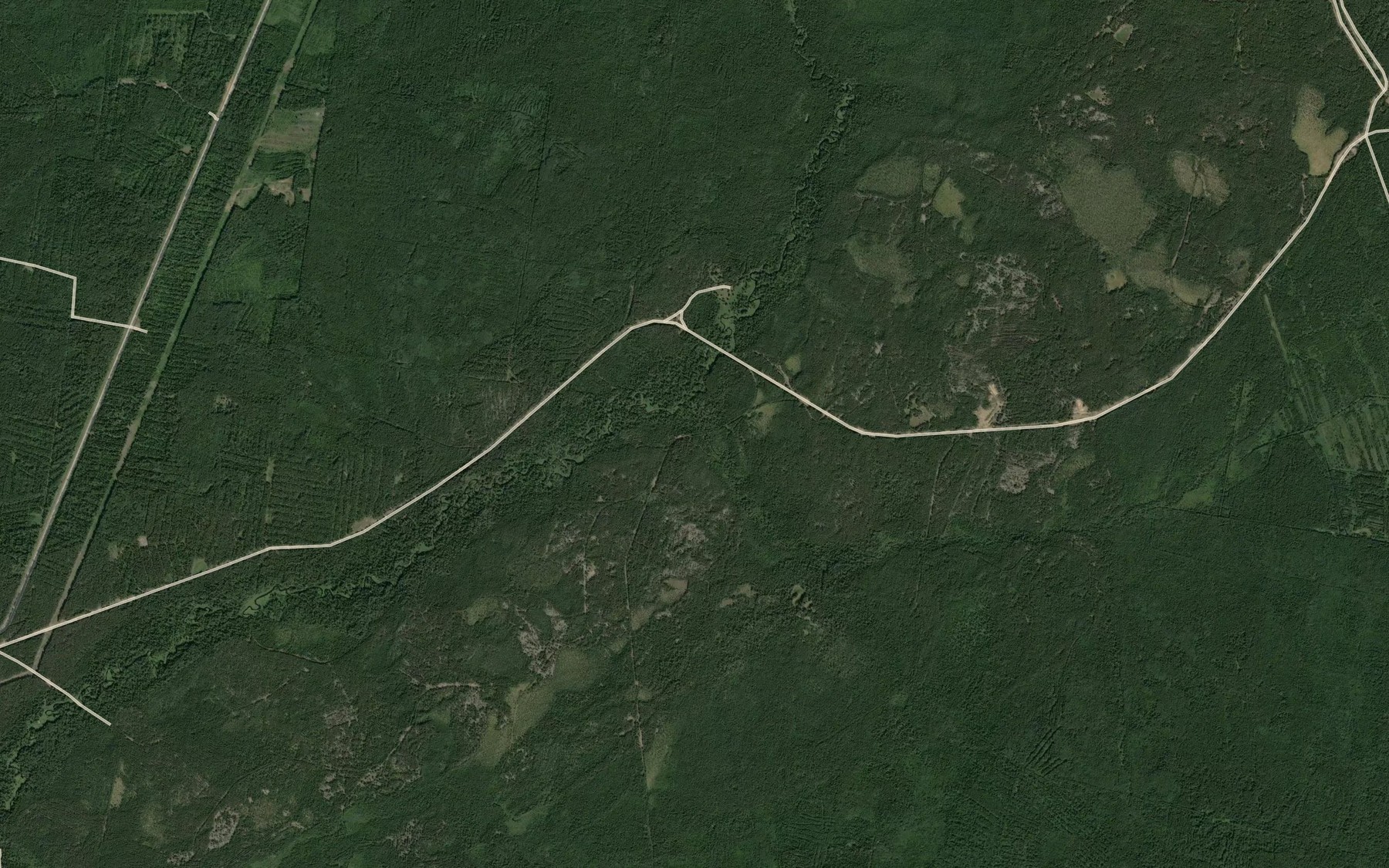 Satellite map of the V'yu