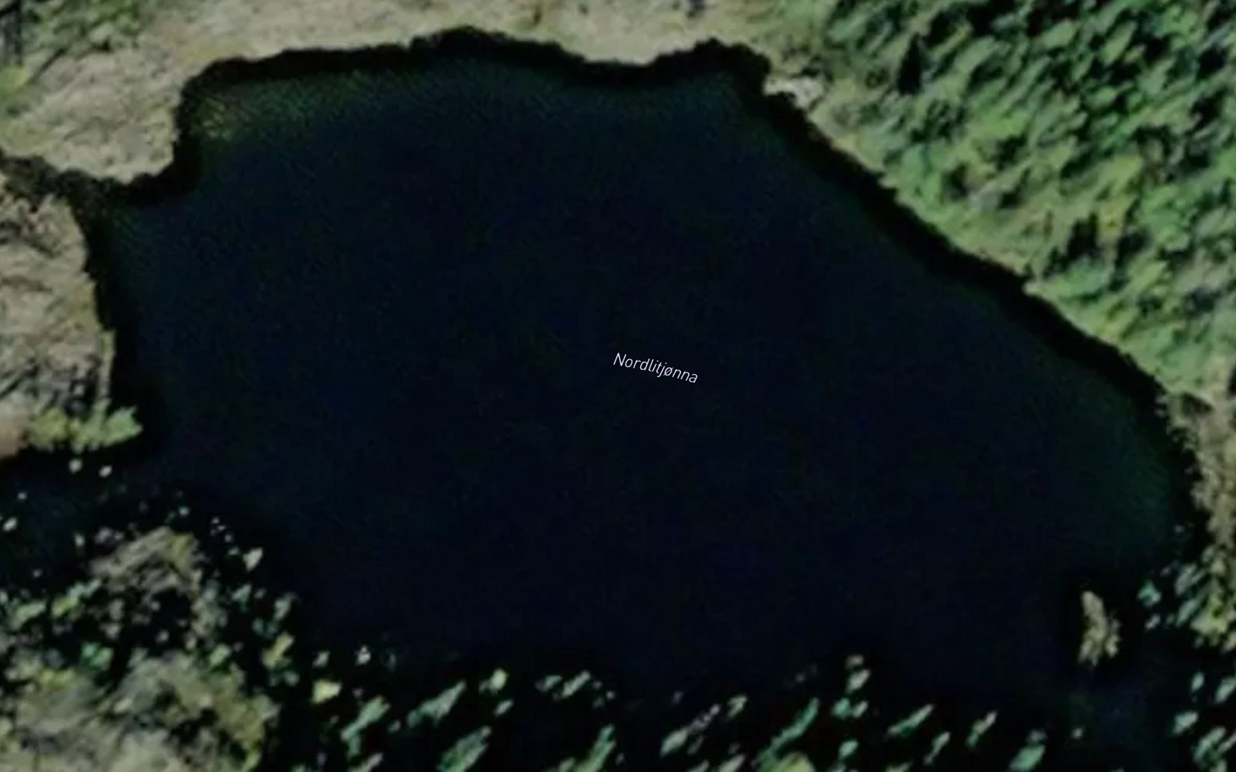 Satellite map of the Nordlitjonna