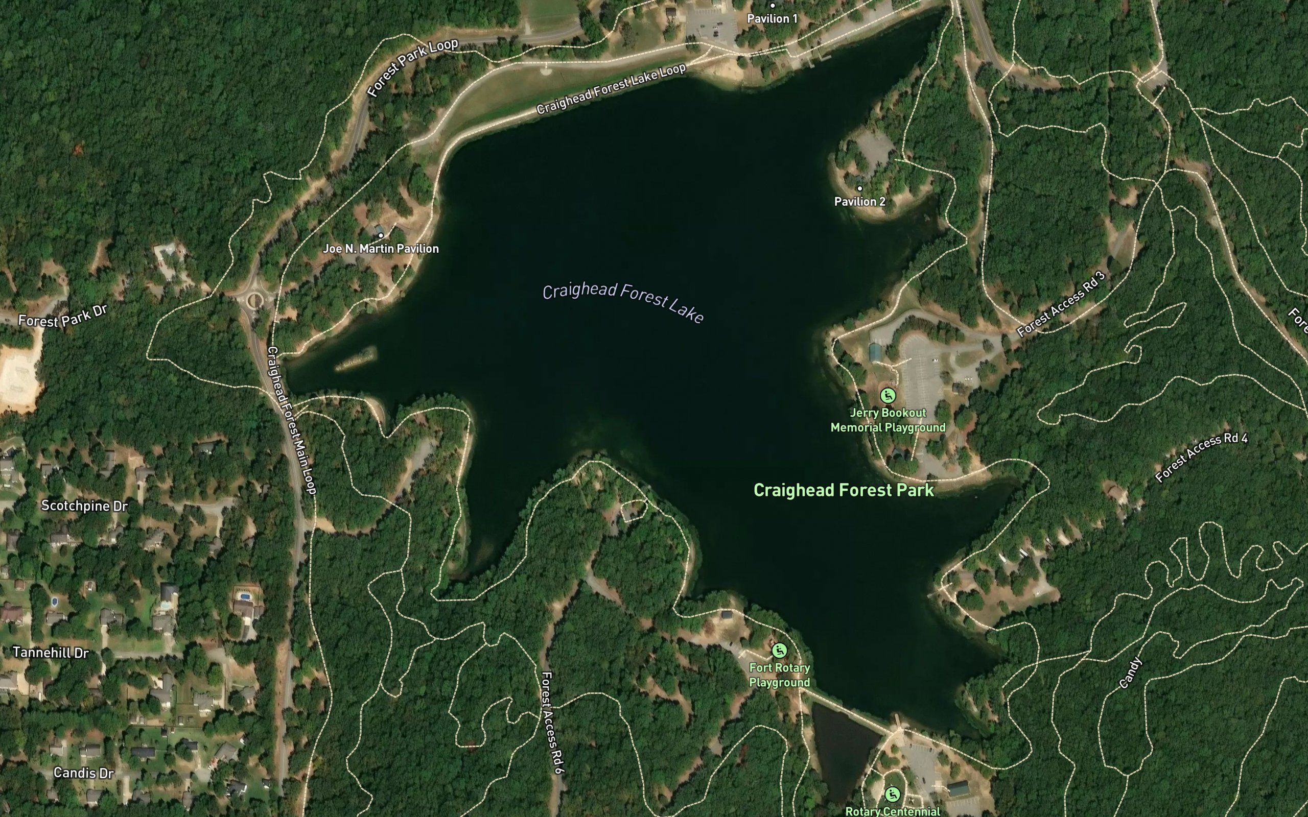 Craighead Forest Lake
