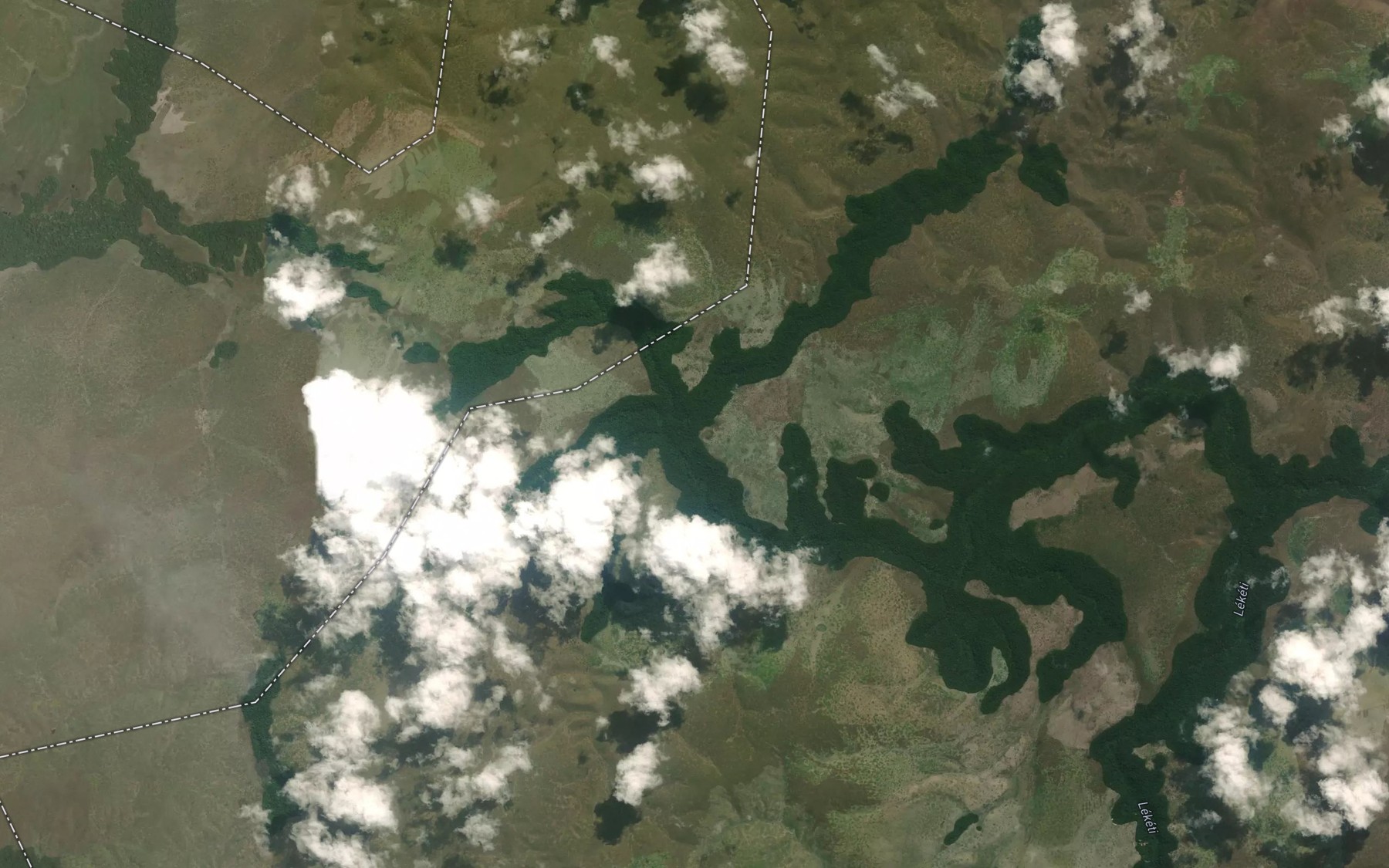 Satellite map of the Bimi