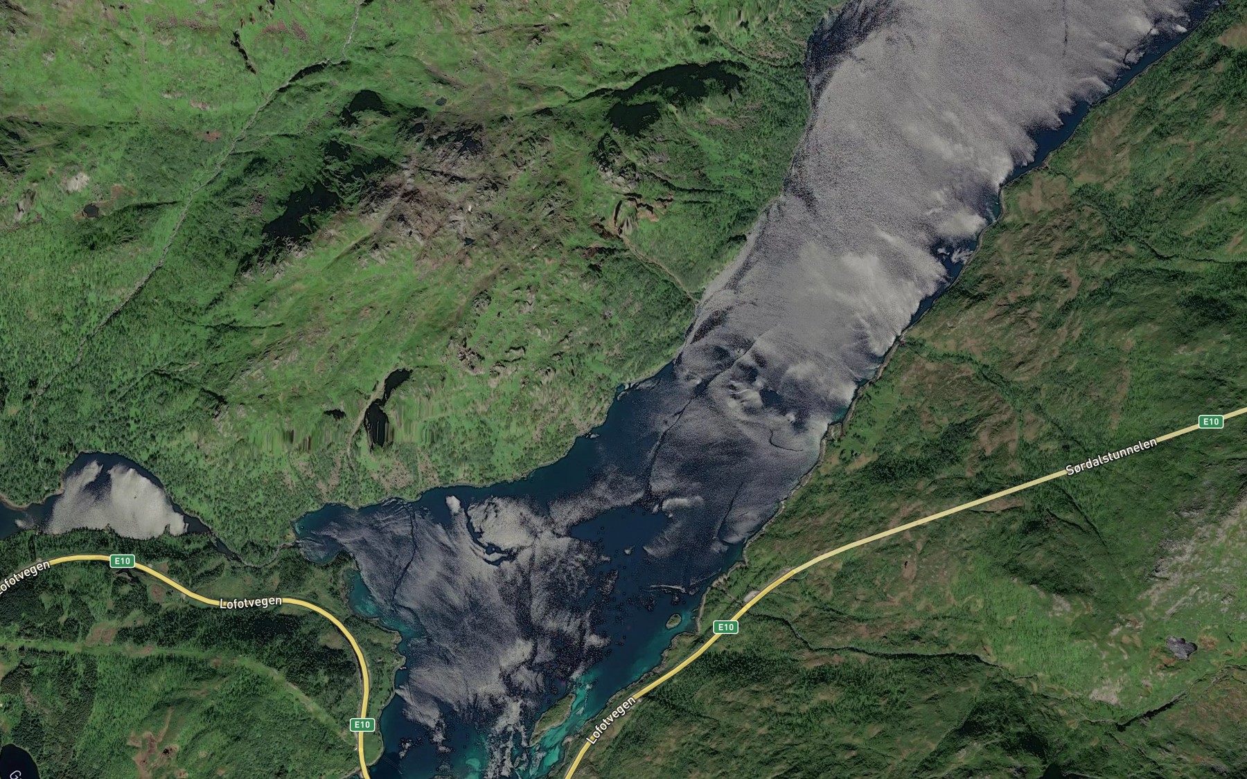 Satellite map of the Brattlihola