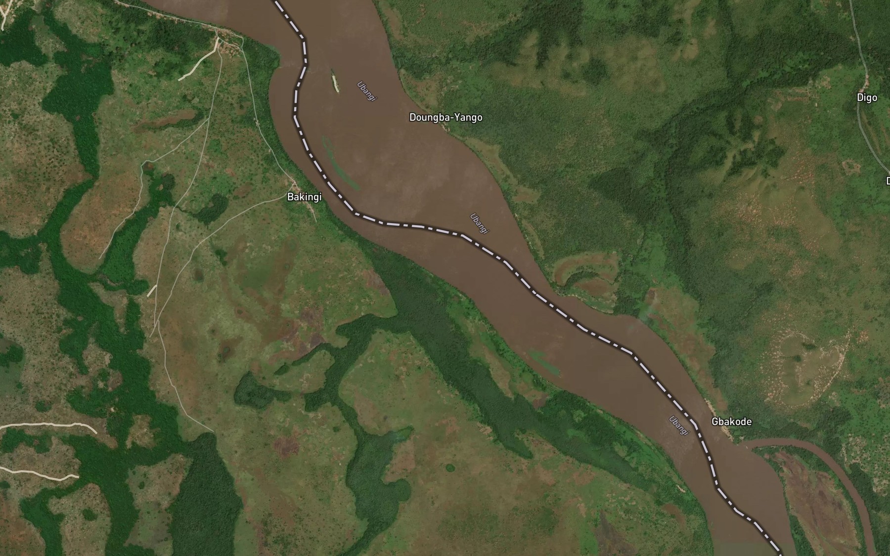 Satellite map of the Mopoambi