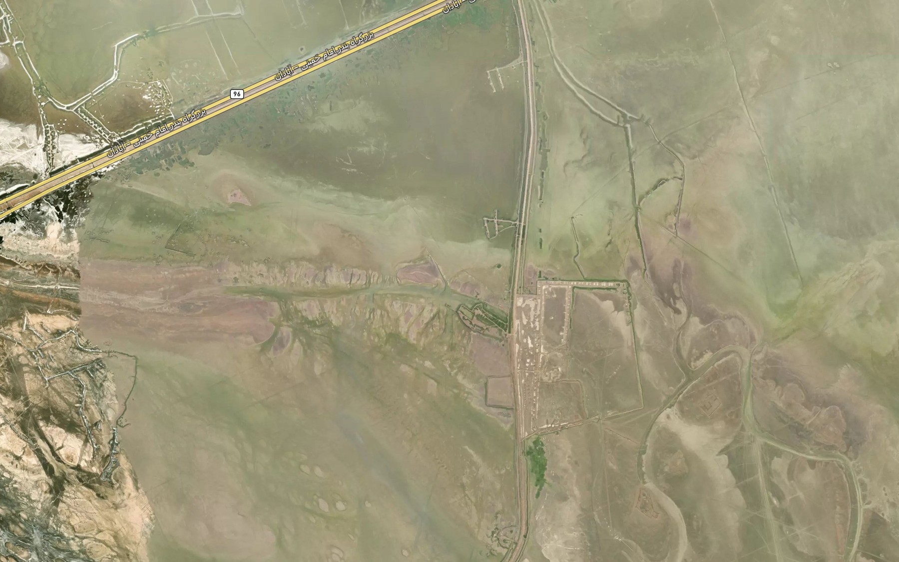 Satellite map of the Nahr-e Soleimaniyeh