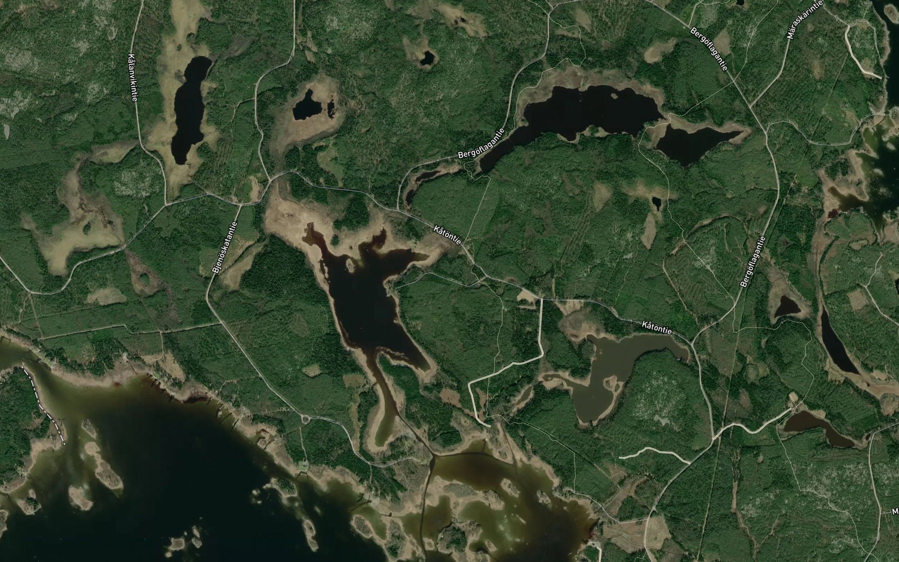 Satellite map of the Vasterviken