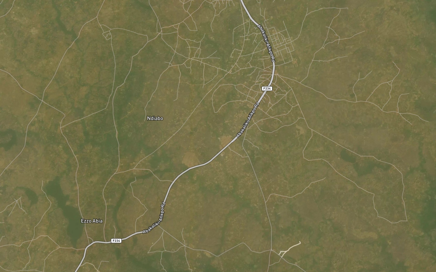 Satellite map of the Ochaha