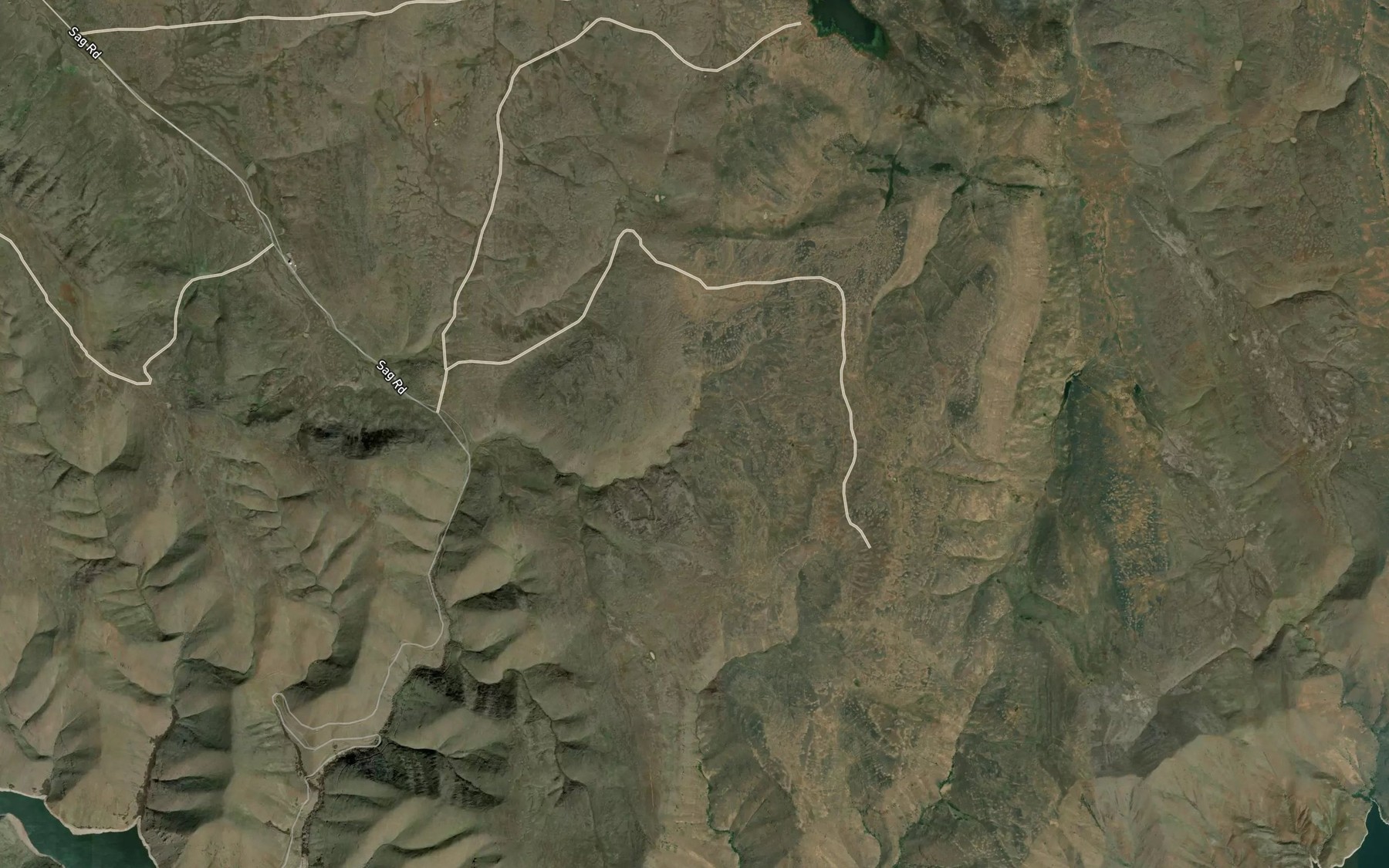 Satellite map of the Timber Canyon Spring