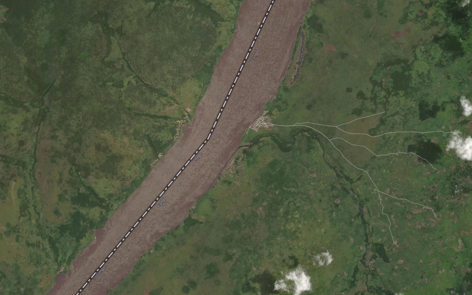 Satellite map of the Lidji